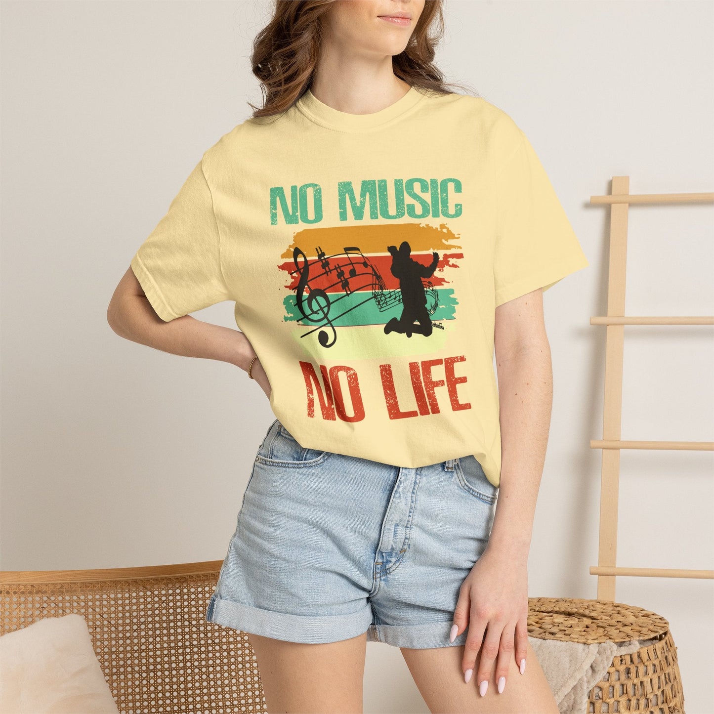 Music Graphic Design Unisex Cotton T-shirt 020