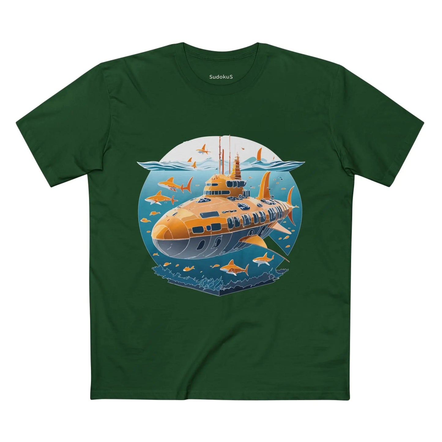 Ocean Coast Graphic Unisex 100 Cotton Staple Tee 19