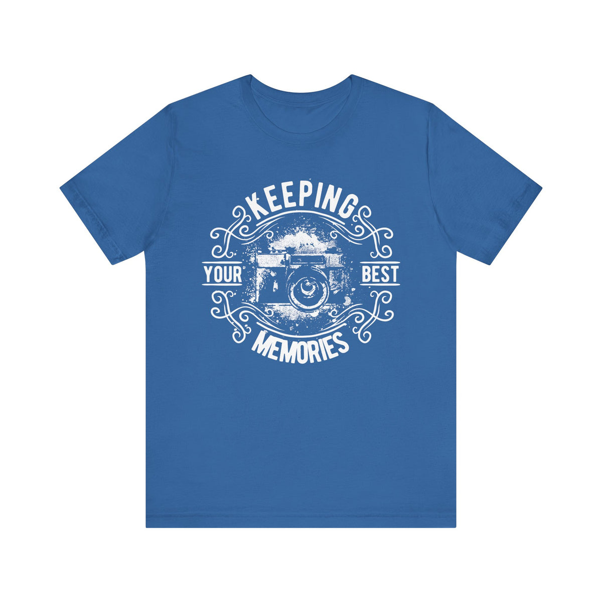 Keeping Your Best Memories T-Shirt Vintage Camera Graphic T-Shirt A-5