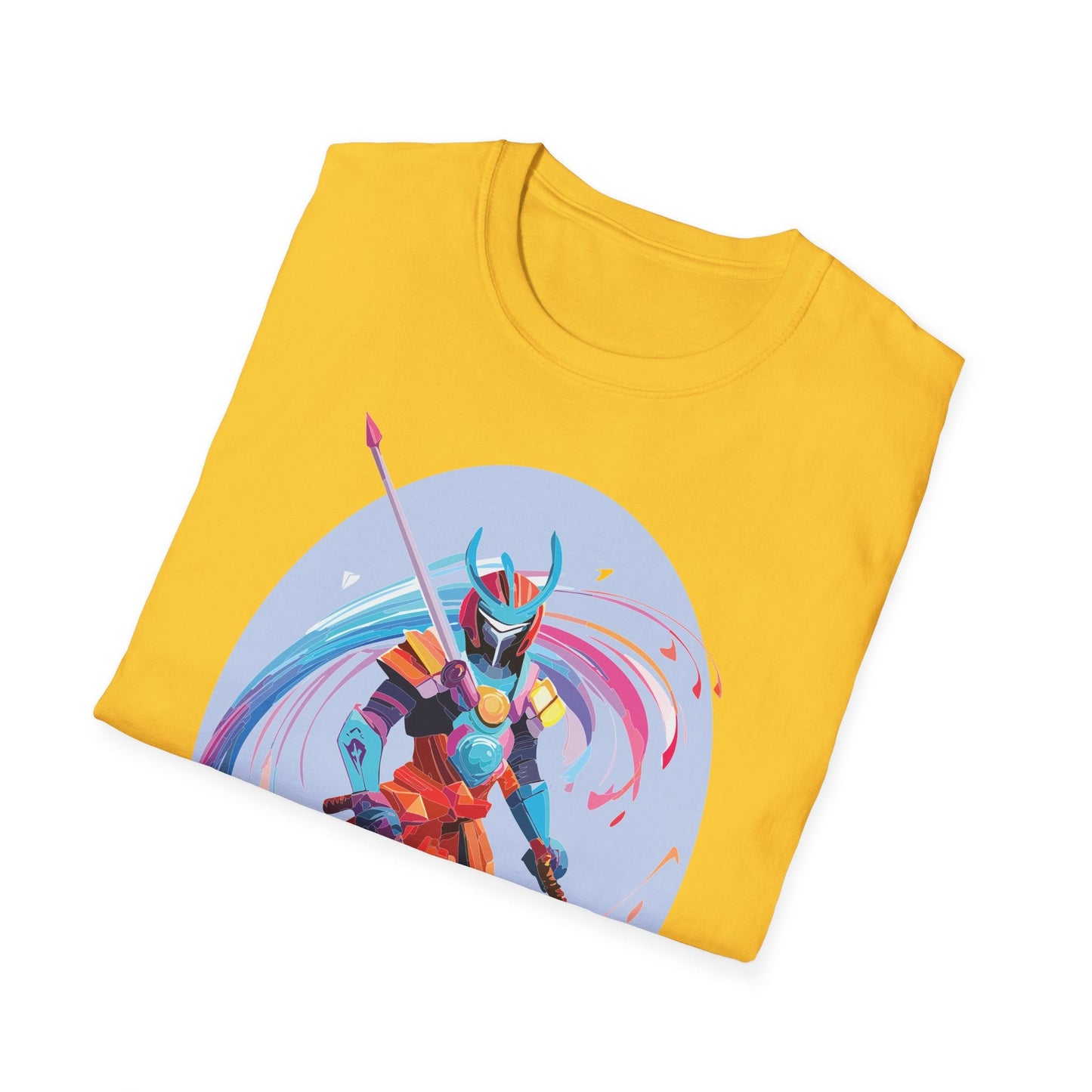 Samurai Shirt Unisex Gildan Softstyle Tee 100 Percent Ring Spun Cotton Samurai Design