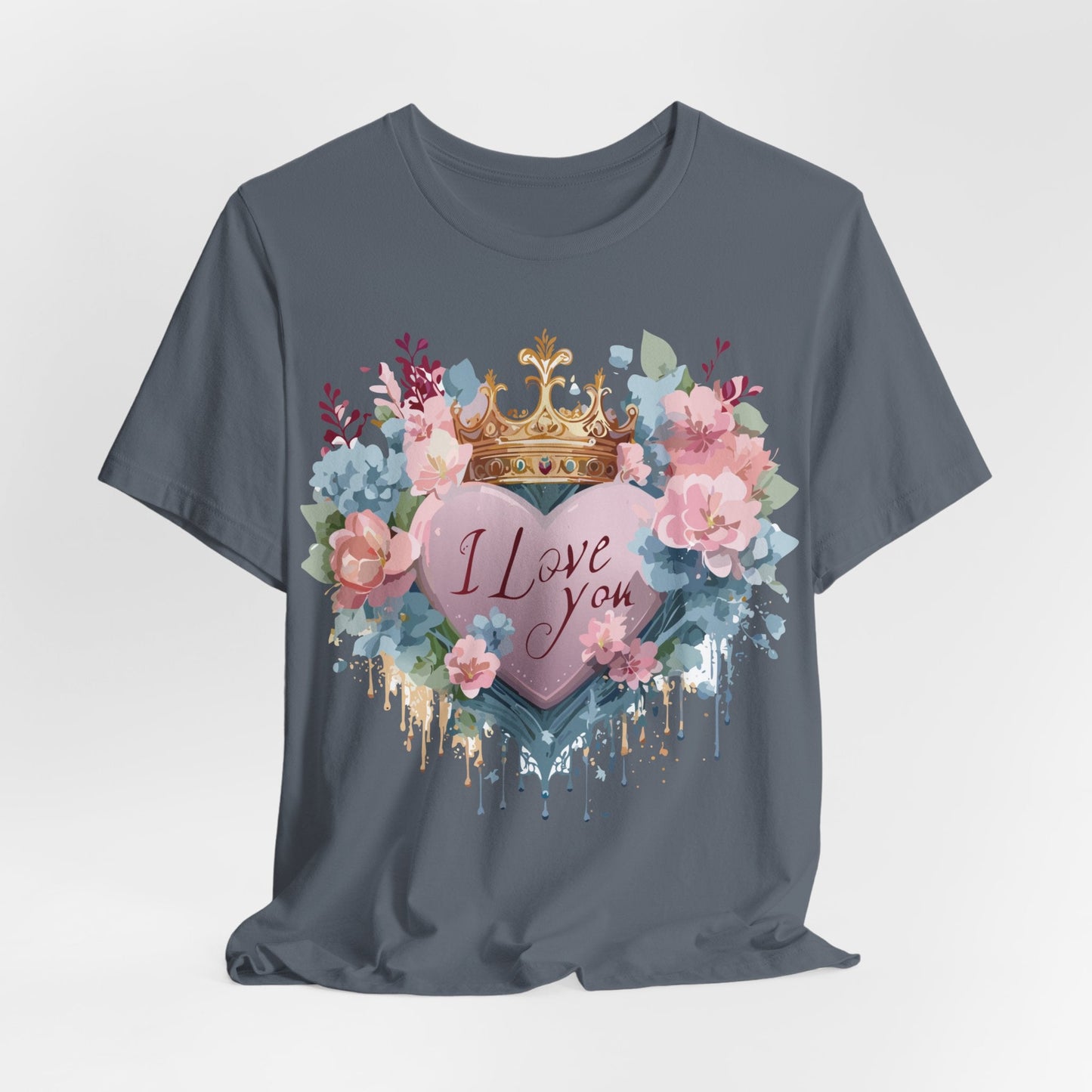 Valentine Graphic Tee Unisex Short Sleeve Jersey Shirt Adelpha Vintage Art Design