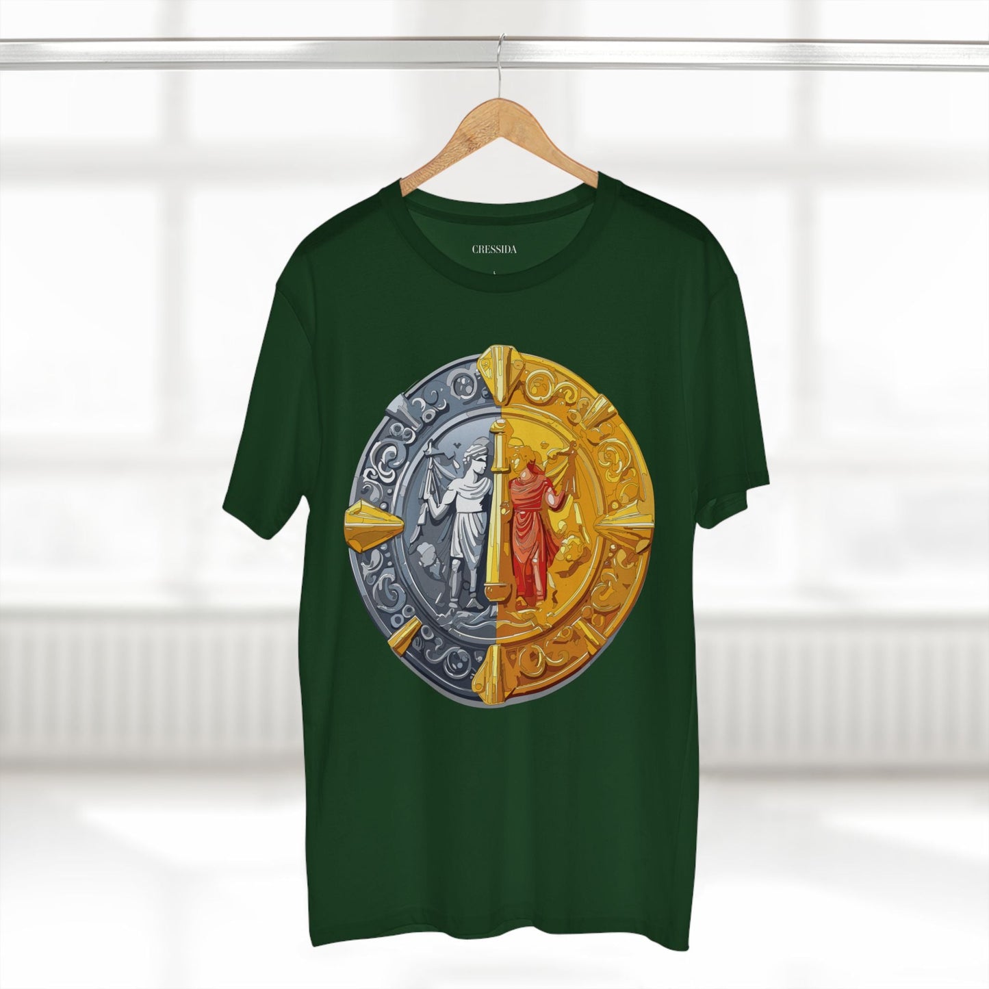 Antique Gold Coin Graphic Design T-Shirt Unisex 100 Cotton With Golden Print Artwork Tee 17