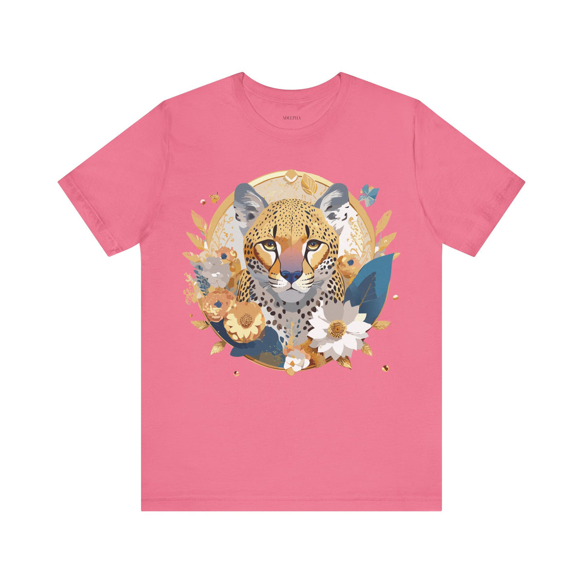 Medallion Graphic Unisex Cotton Bella+Canvas Tee with Art Design d60