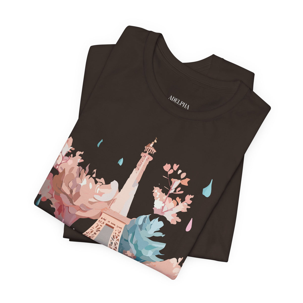 Paris Travel Tourist Graphic Design Unisex Bella+Canvas Cotton T-Shirt e320