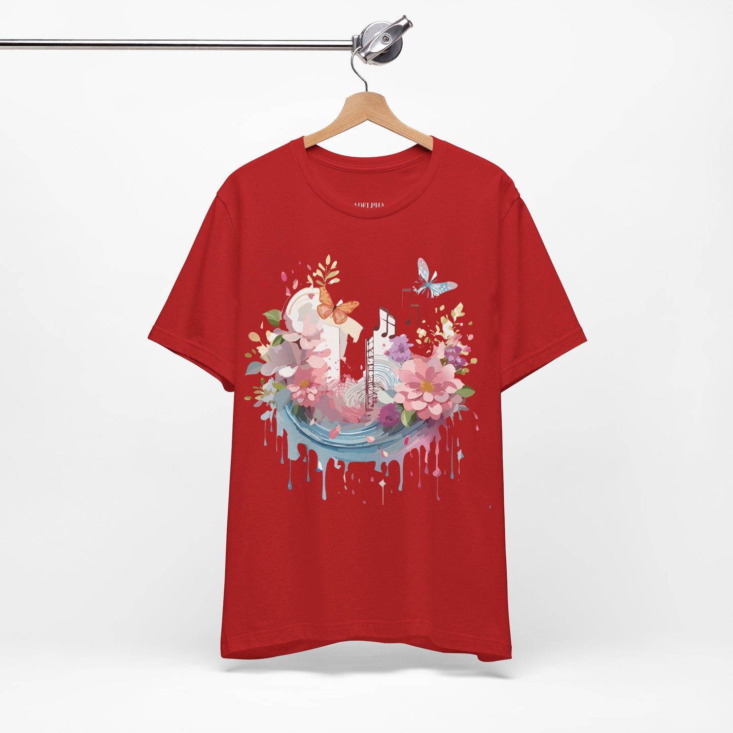 Adelpha Vintage Inspired Graphic T Shirt Unisex Short Sleeve Art Tee Premium Quality