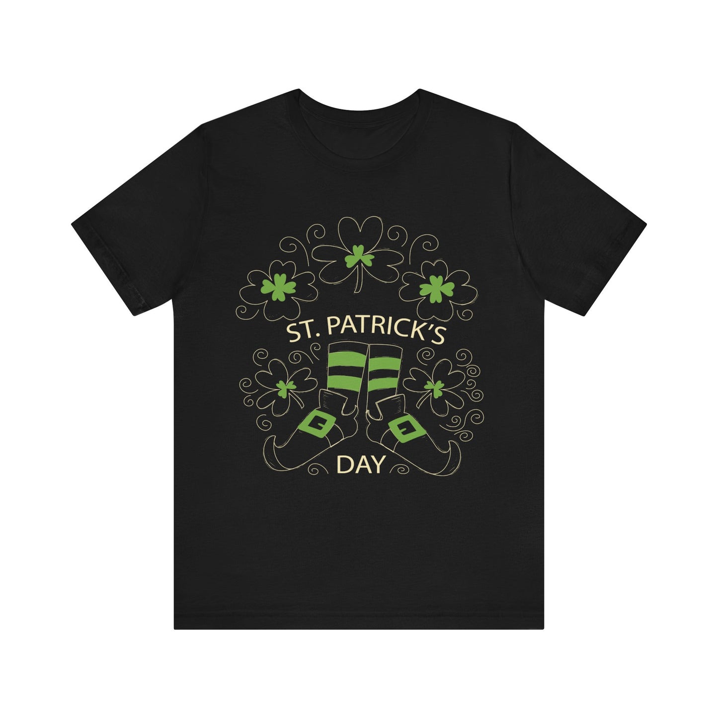 Unisex Cotton Tee Shirt with Lucky Prints