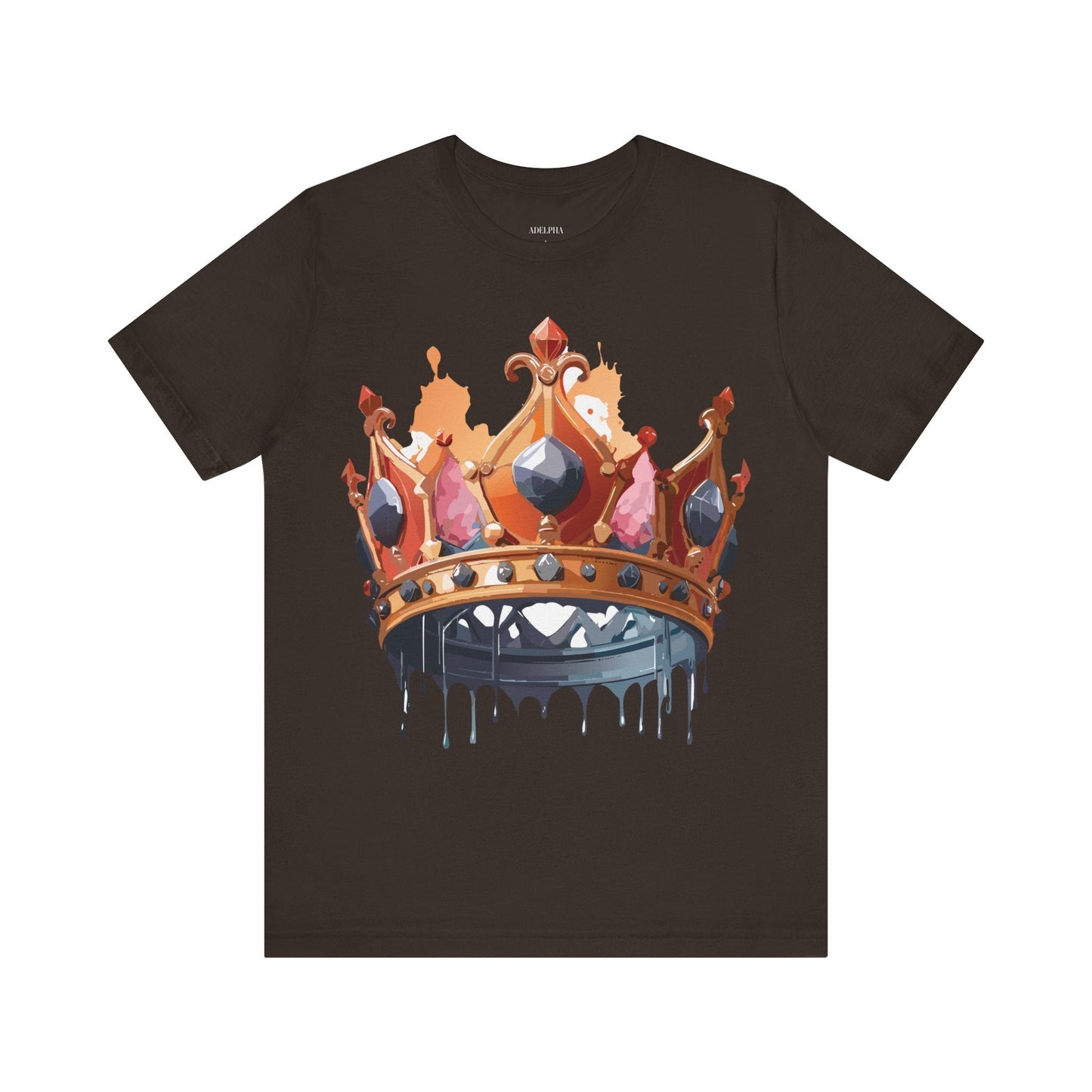 Adelpha Crown Graphic Tee Unisex Jersey Short Sleeve Art Design Vintage Inspired Shirt