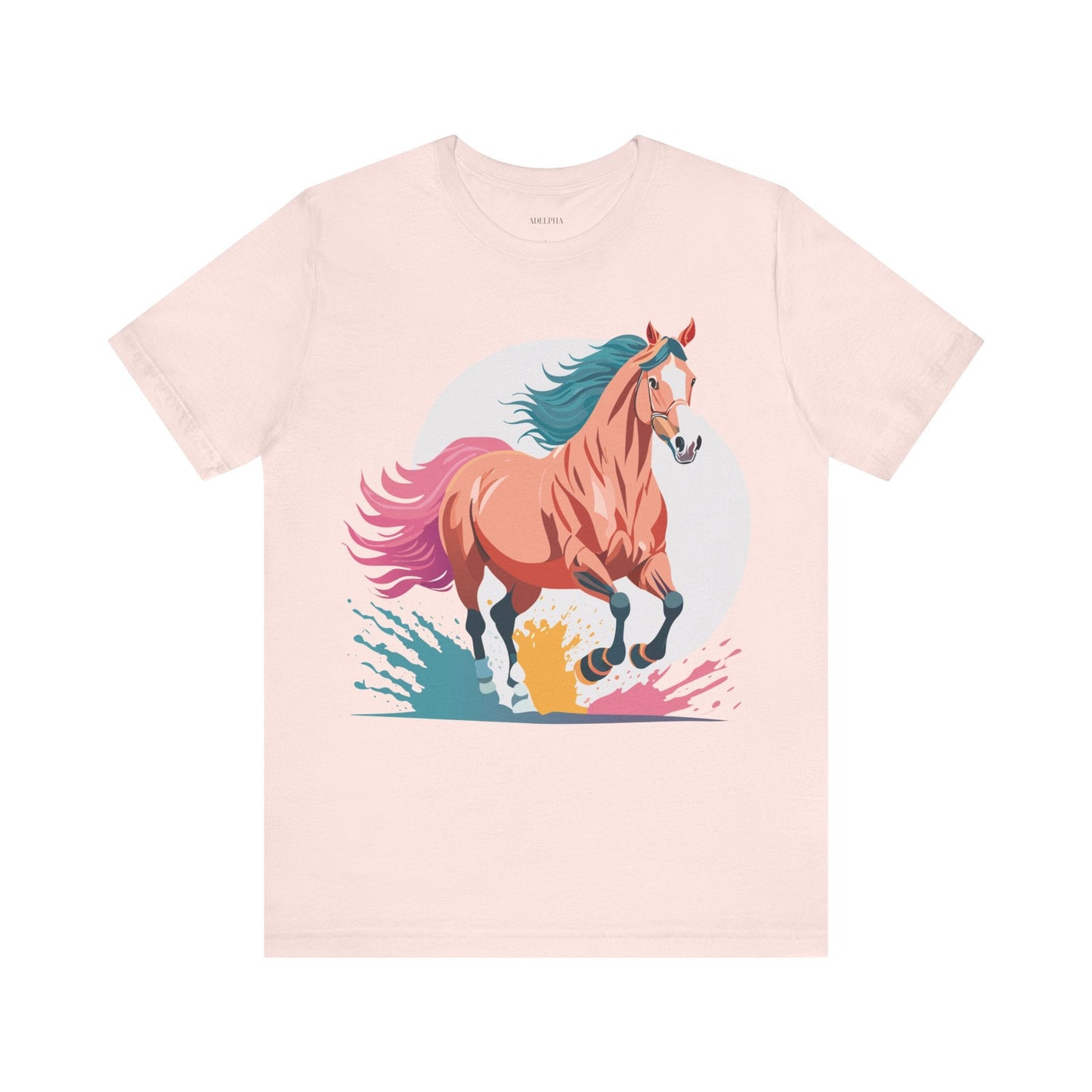 Horse Graphic Unisex 100 Cotton Vintage Animal Art T-Shirt 19