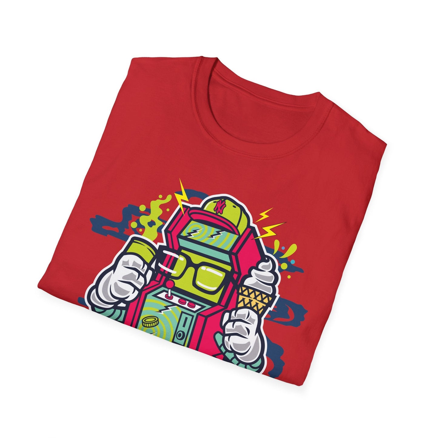 Cartoon T Shirt Animation Tee Funny Graphic Unisex Gildan Softstyle 64000 100 Percent Cotton
