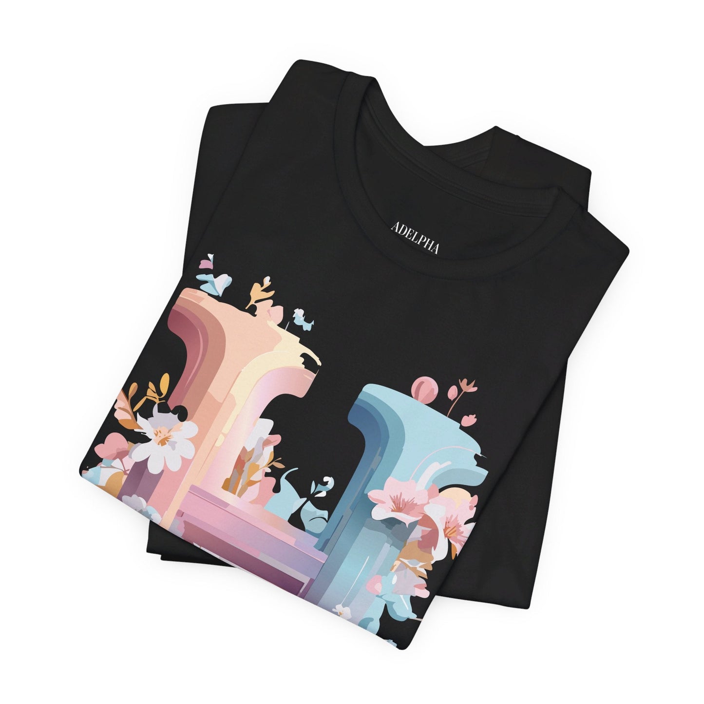 Letter H Shirt Unisex Graphic Tee By Adelpha Vintage Inspired Artwork Short Sleeve