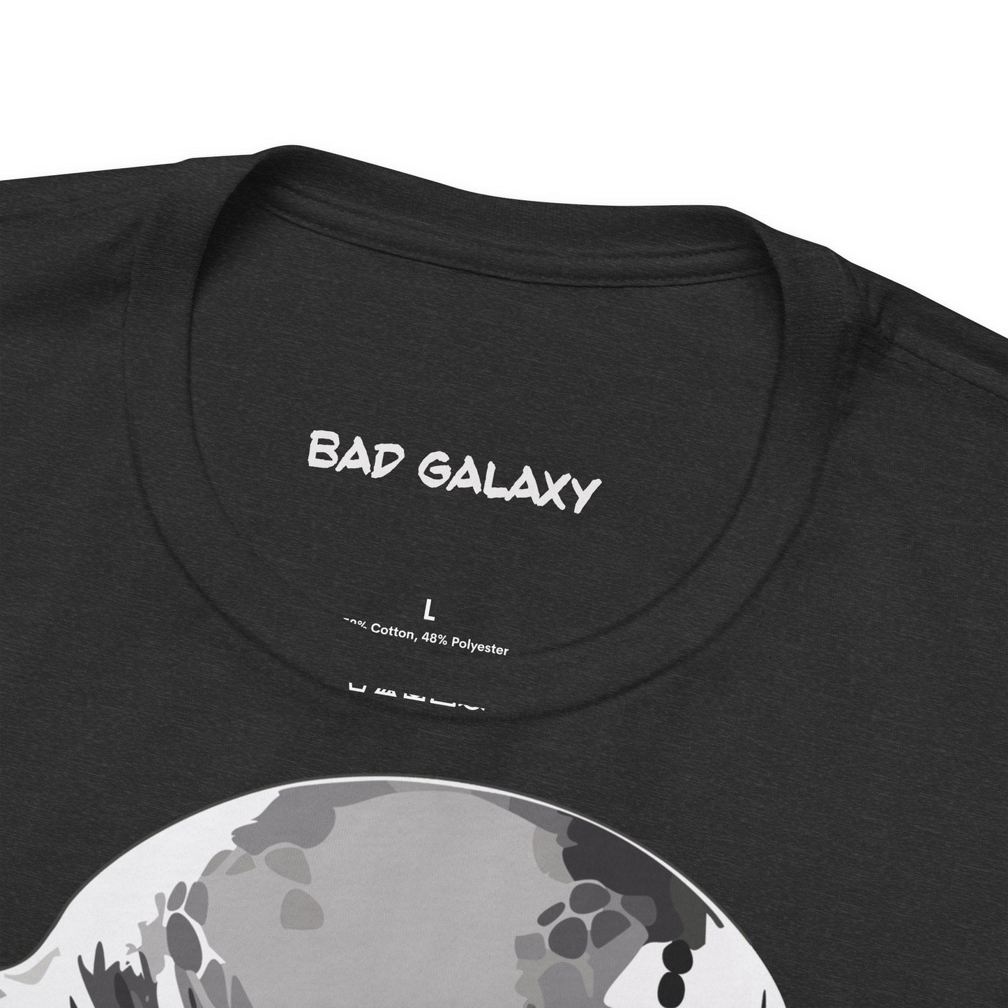 Tee Shirt With Alien From Bad Galaxy 100 Percent Cotton Made In USA Free Shipping