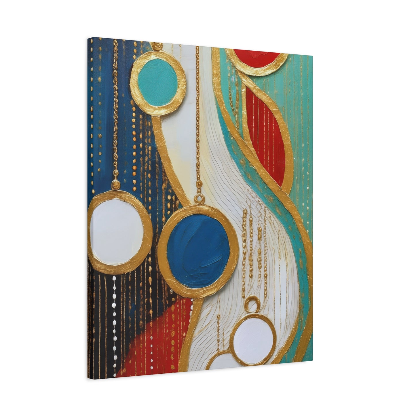 Abstract Oil Painting Print Canvas 20x24,20x30,24x30 24x32,24x36,30x40 32x48,36x48,40x60 Pine-Wood Inner Frame ABS-103