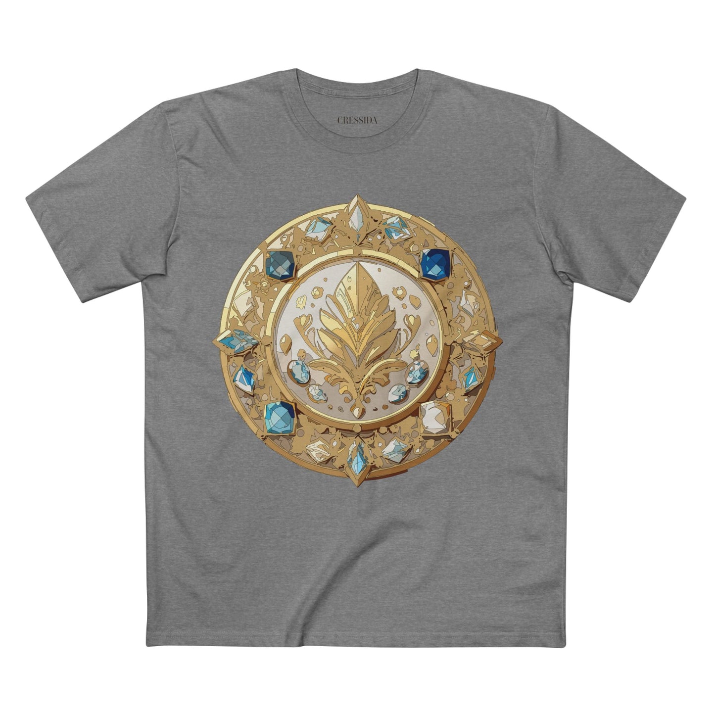 Medallion Graphic T-Shirt Unisex 100 Cotton With Gold Art Design Medal Tee 25