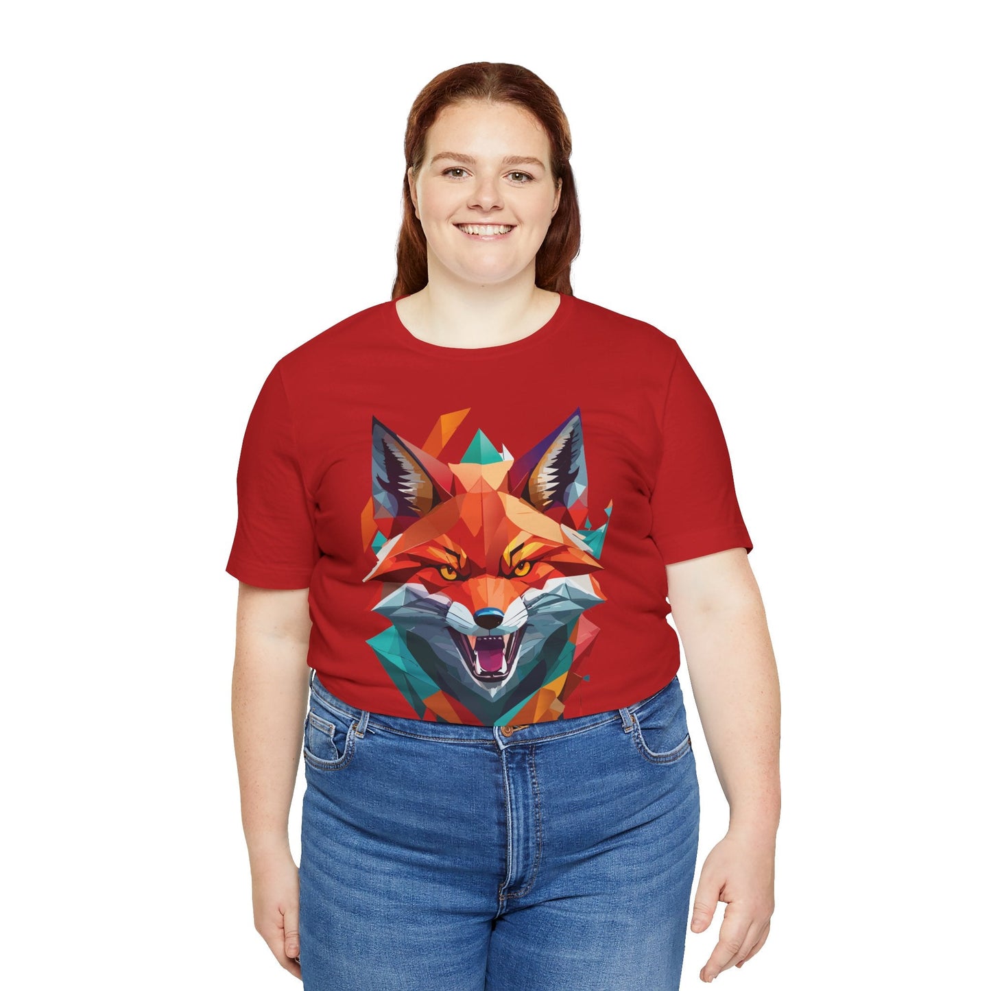 Unisex Animal Print Tee Shirt With Wild Animals Art Design For Men Women Soft Cotton