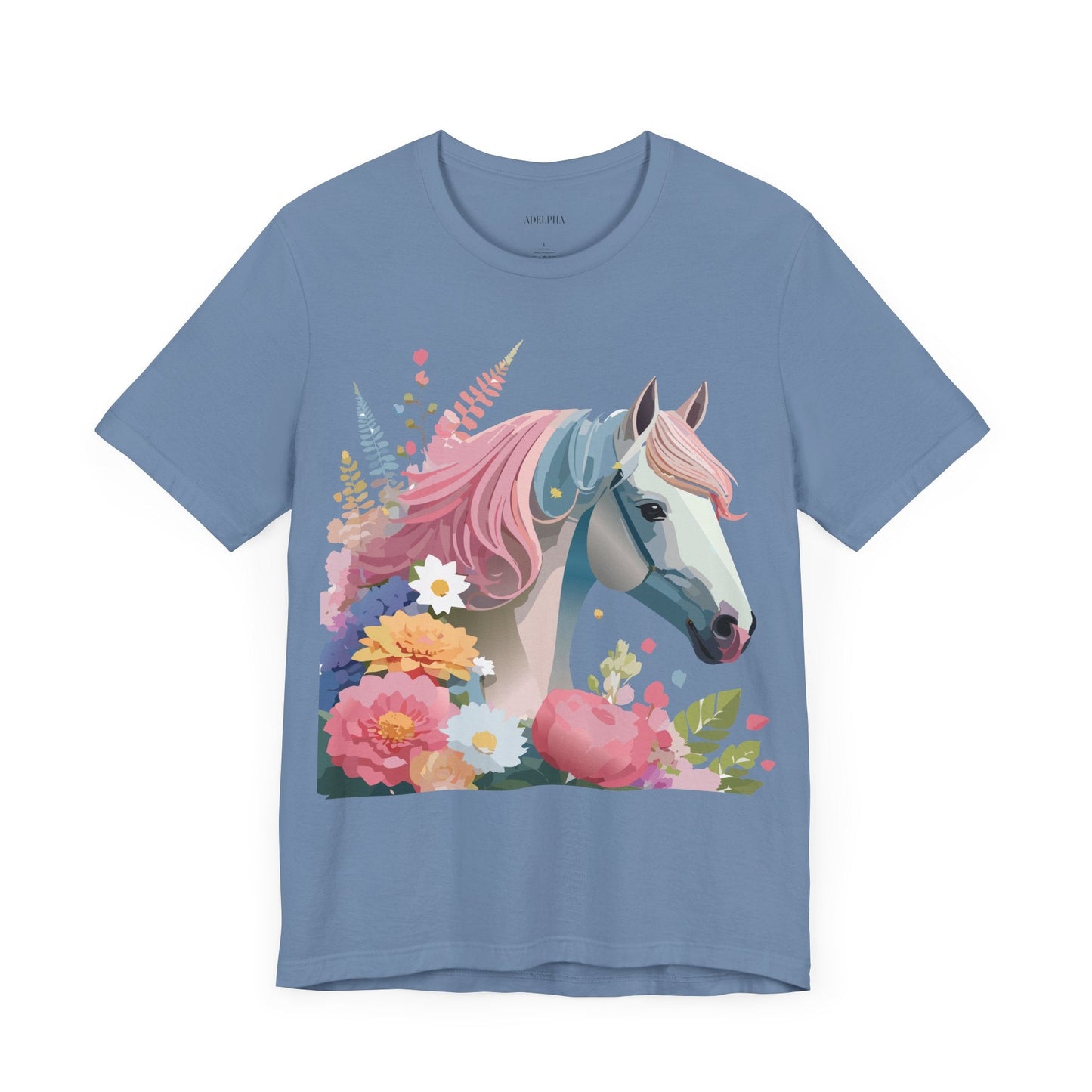 Horse Graphic Unisex 100 Cotton Vintage Animal Art T-Shirt 3