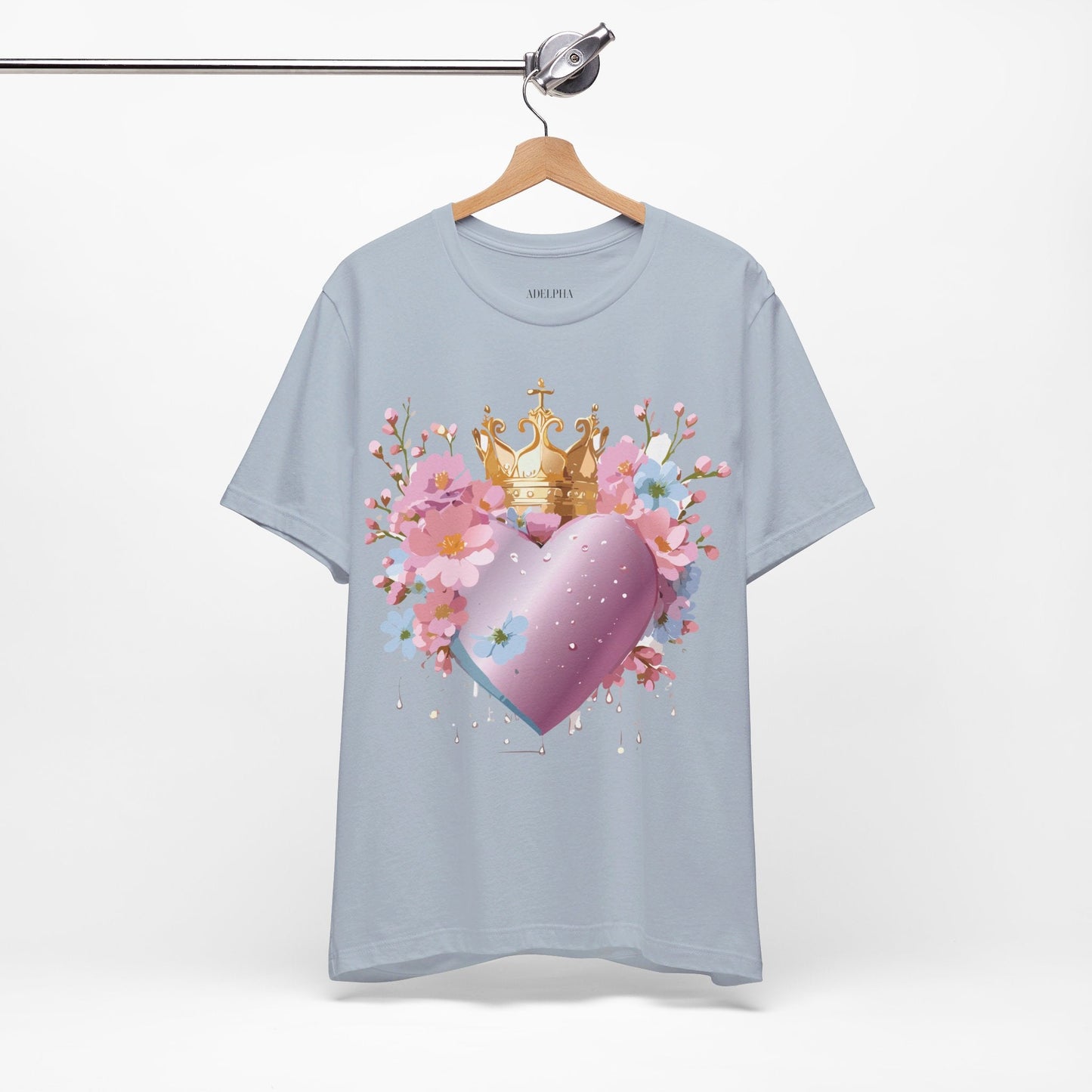 Valentine Graphic Tee Unisex Jersey Short Sleeve By Adelpha Vintage Inspired Artwork
