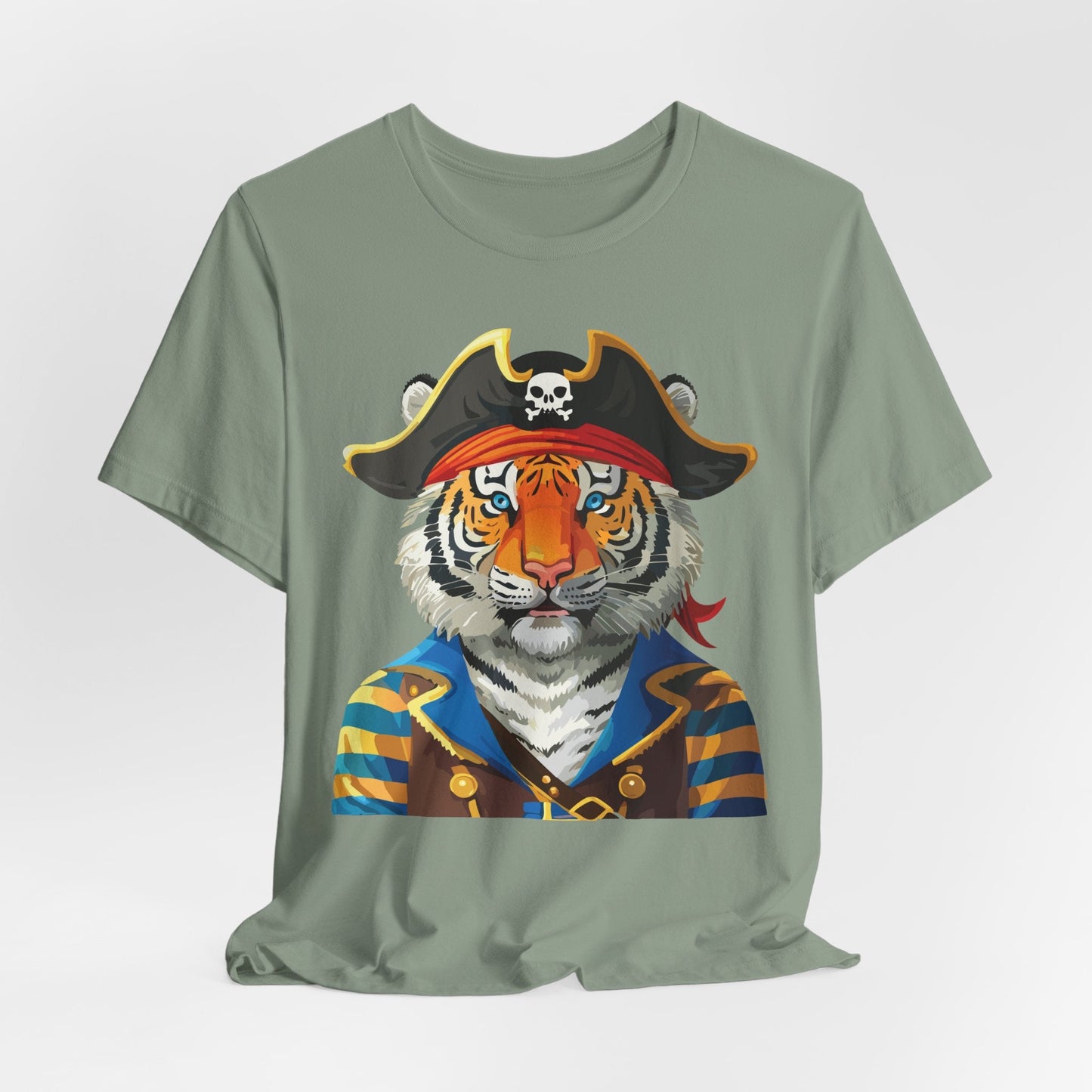 Unisex Animal Tee Shirt Art Design With Wild Animals Gildan Softstyle Cotton T Shirt