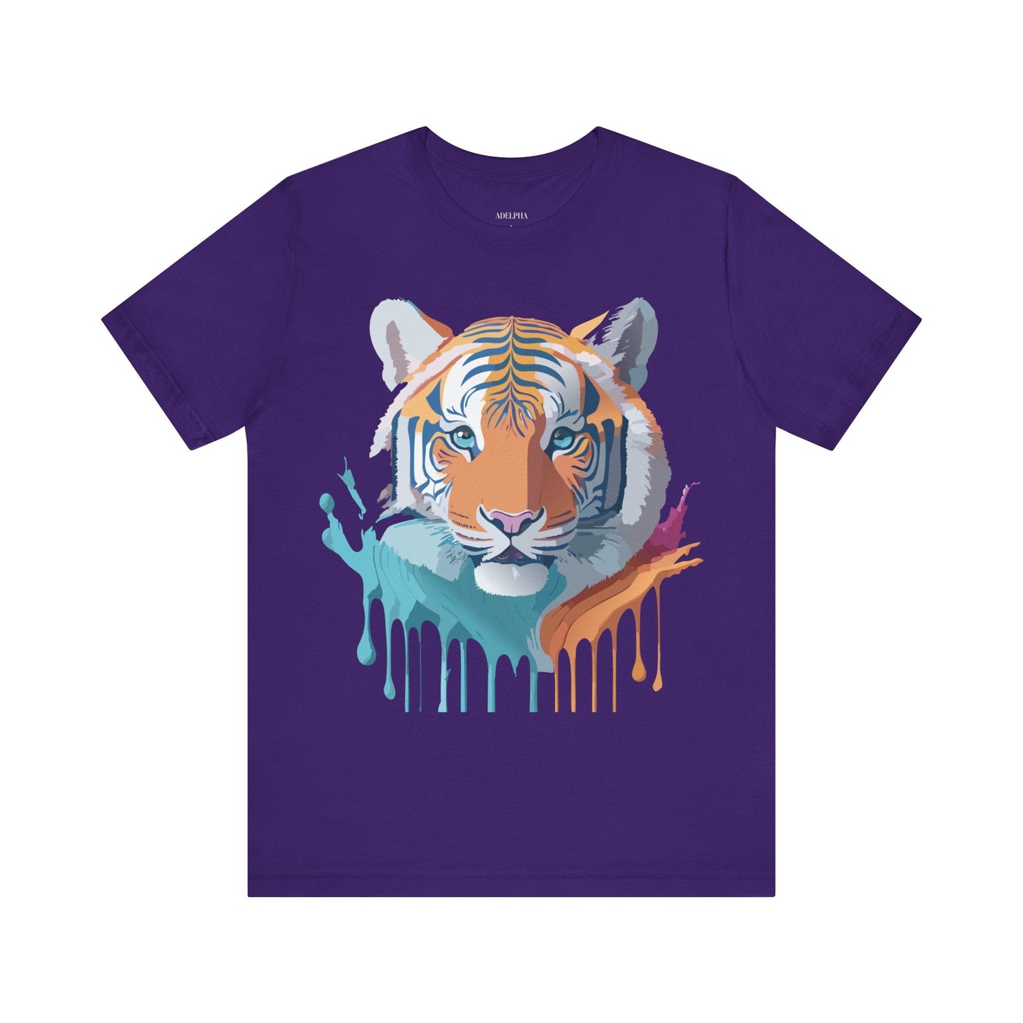Tiger Graphic Tee Unisex Jersey Short Sleeve Vintage Inspired Artwork Adelpha Art Design