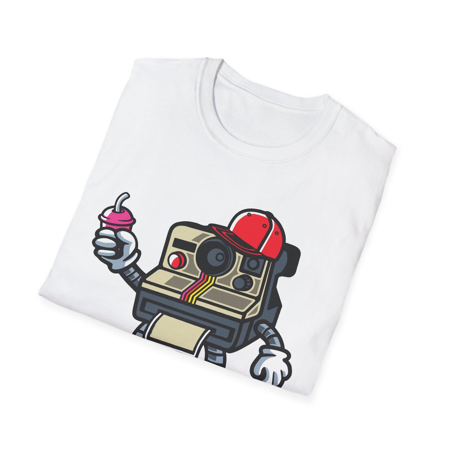 Unisex Cotton T-Shirt with Cartoon Graphic Design