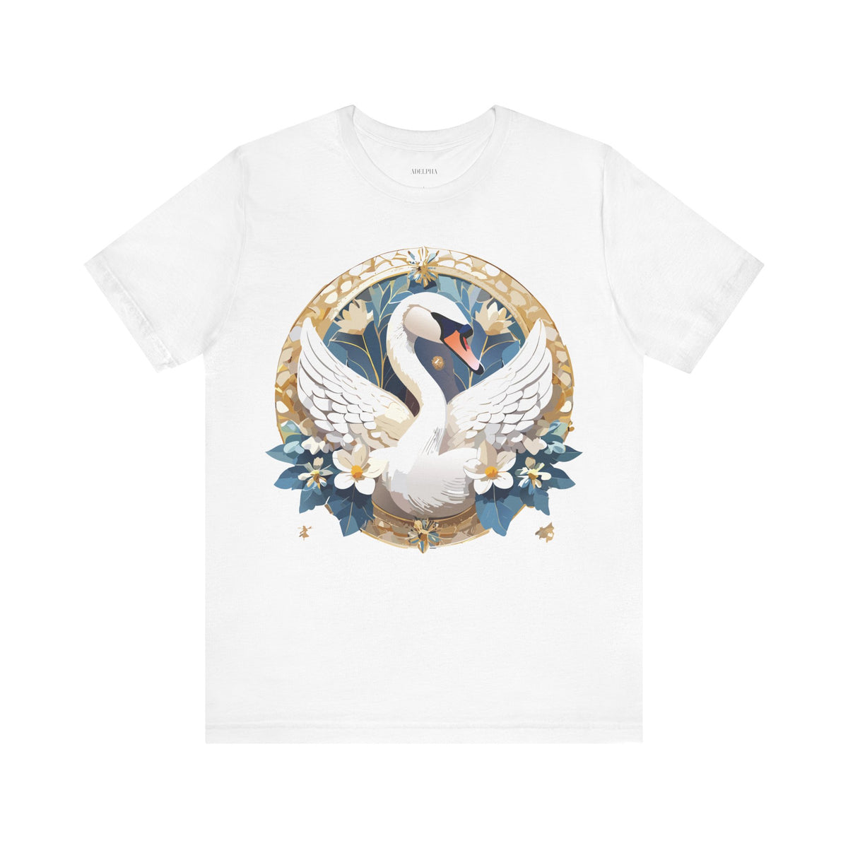 Medallion Graphic Unisex Cotton Bella+Canvas Tee with Art Design d45