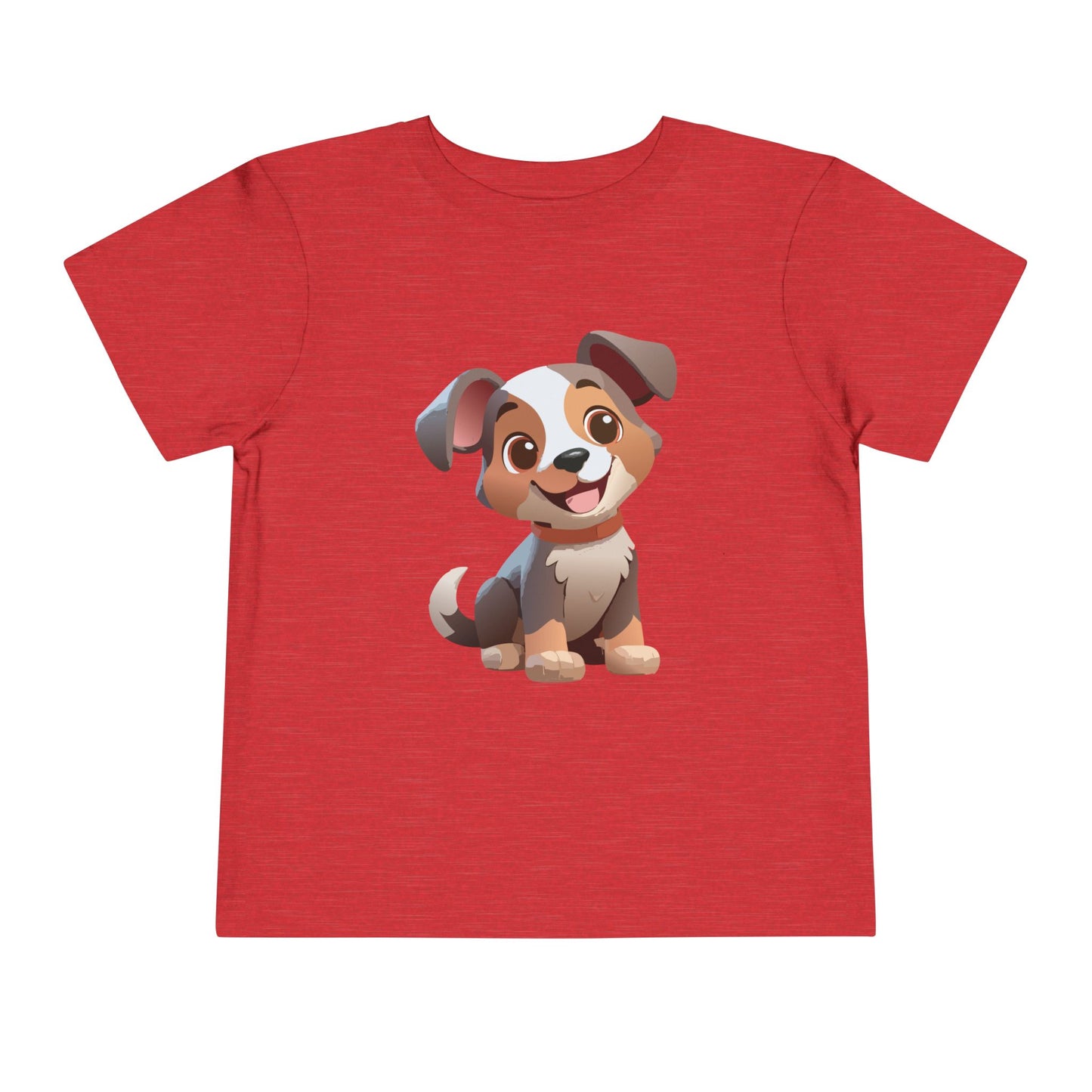 Bonita camiseta de manga corta para niños pequeños con diseño de cachorro: regalo adorable para amantes de las mascotas (2 a 5 años)