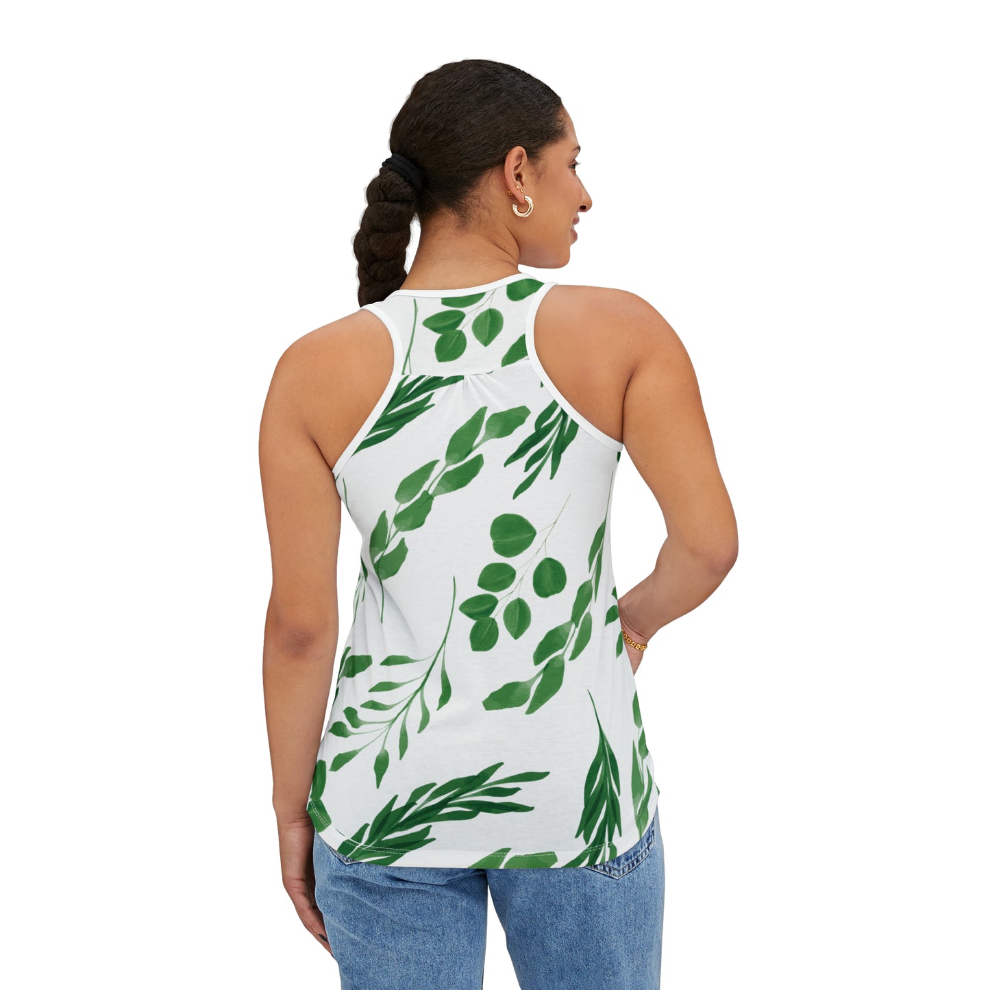 Camiseta de tirantes de verano con estampados florales