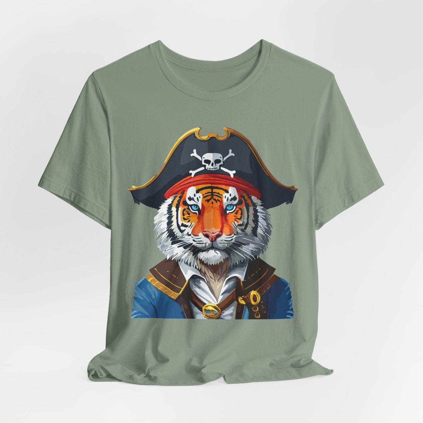 Unisex Animal Tee Shirt With Art Design Wild Animals Shirt Gildan Softstyle 64000