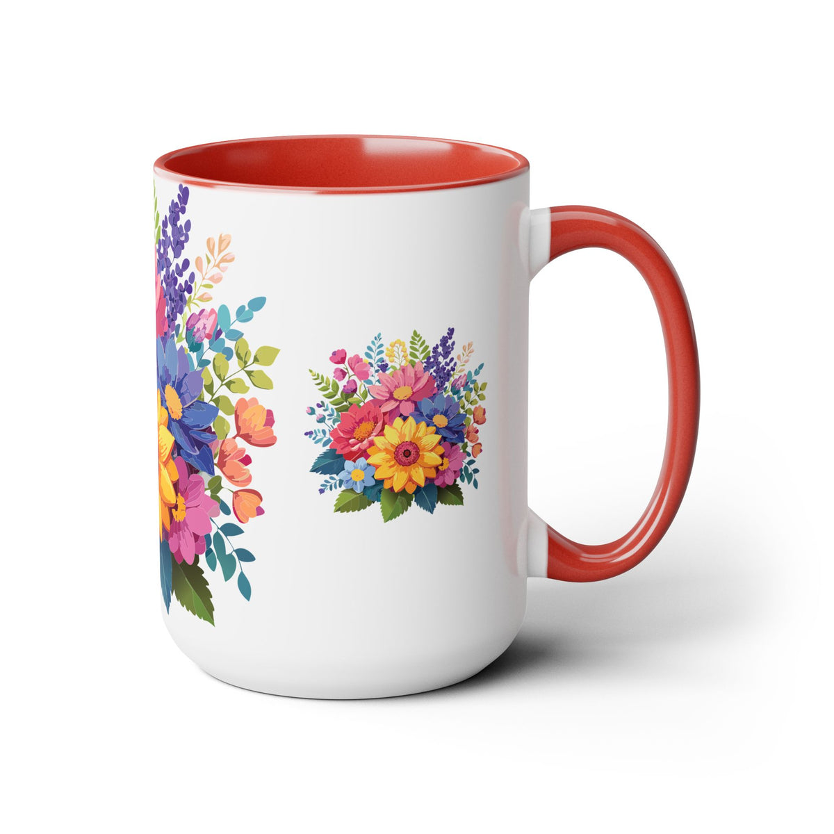 Floral Mug, Floral Cup