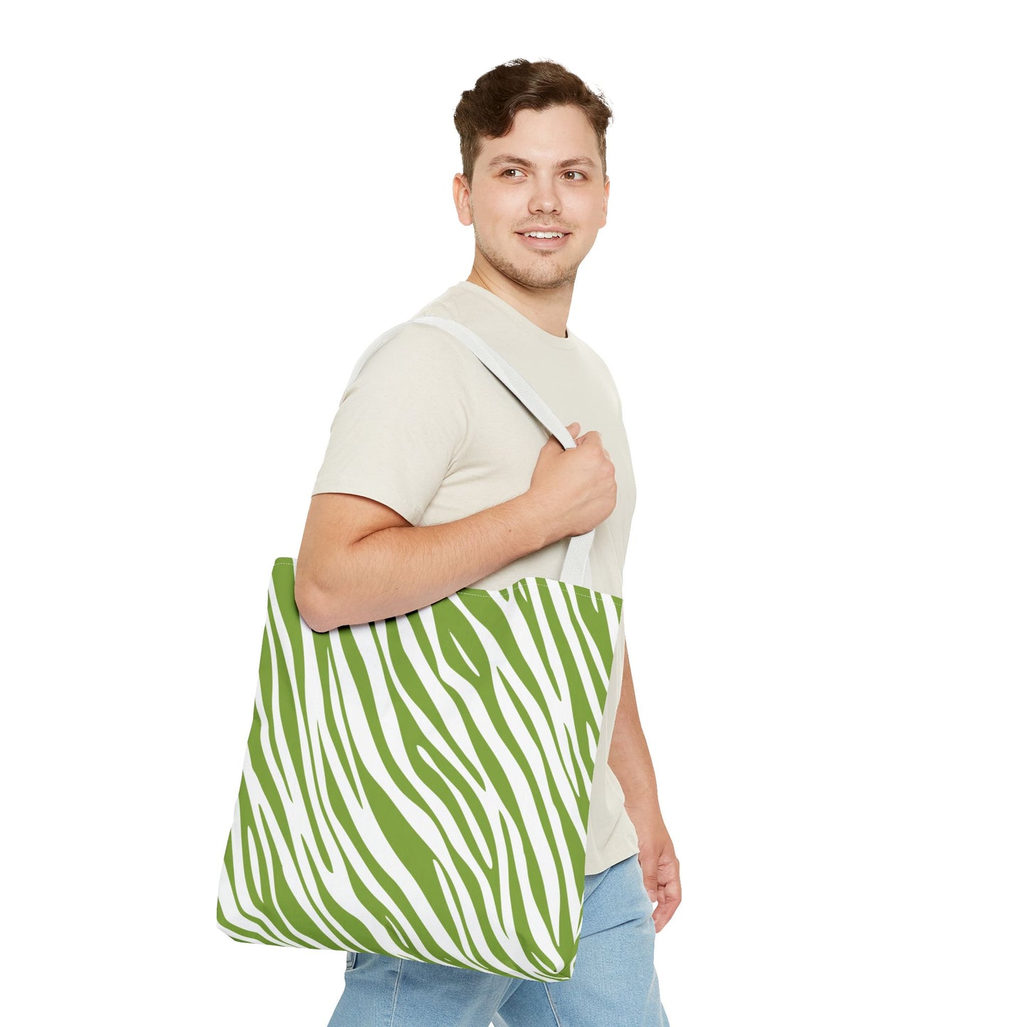 Bolsa de lona con estampados de animales 