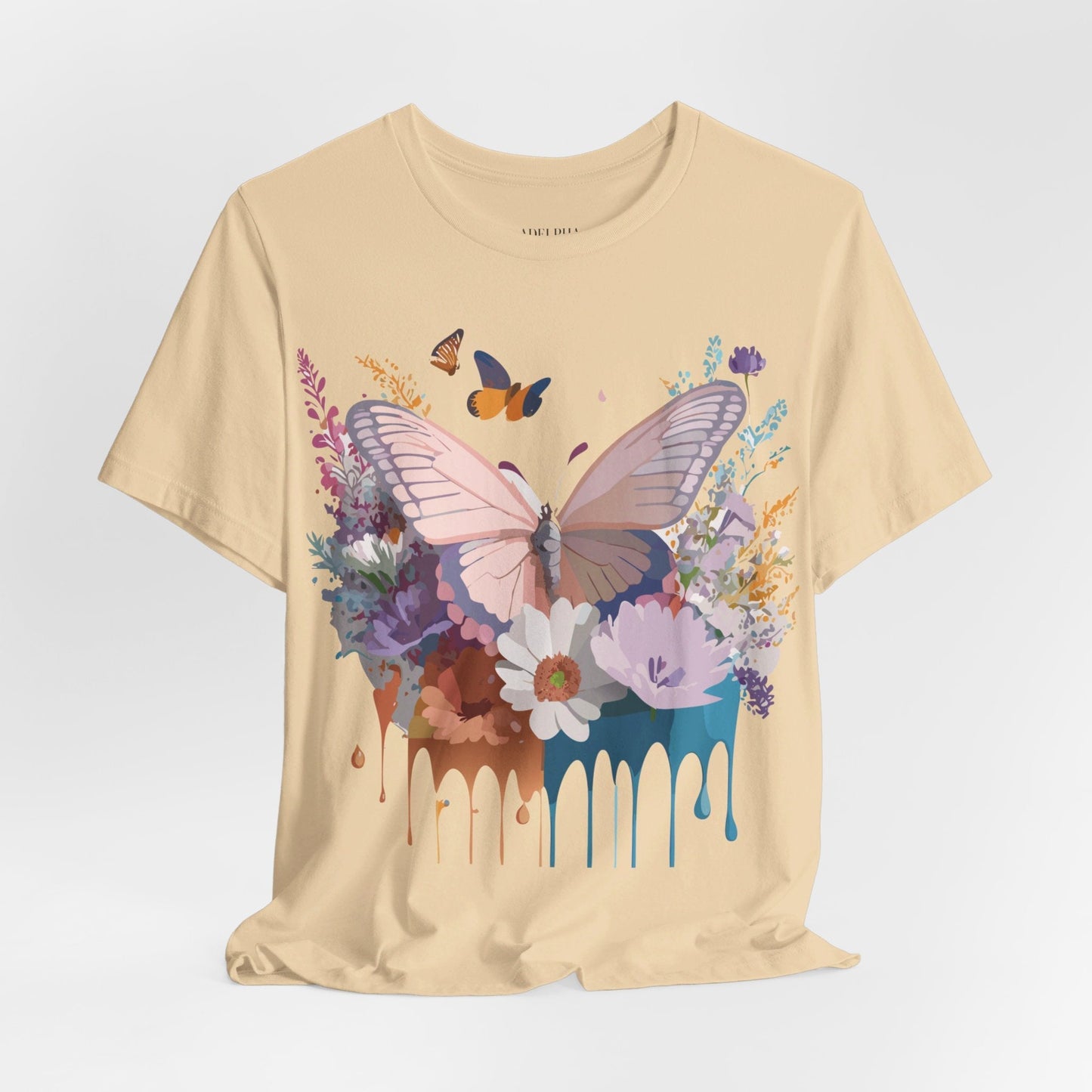 Butterfly Graphic Tee Adelpha Art Design Unisex Short Sleeve Shirt