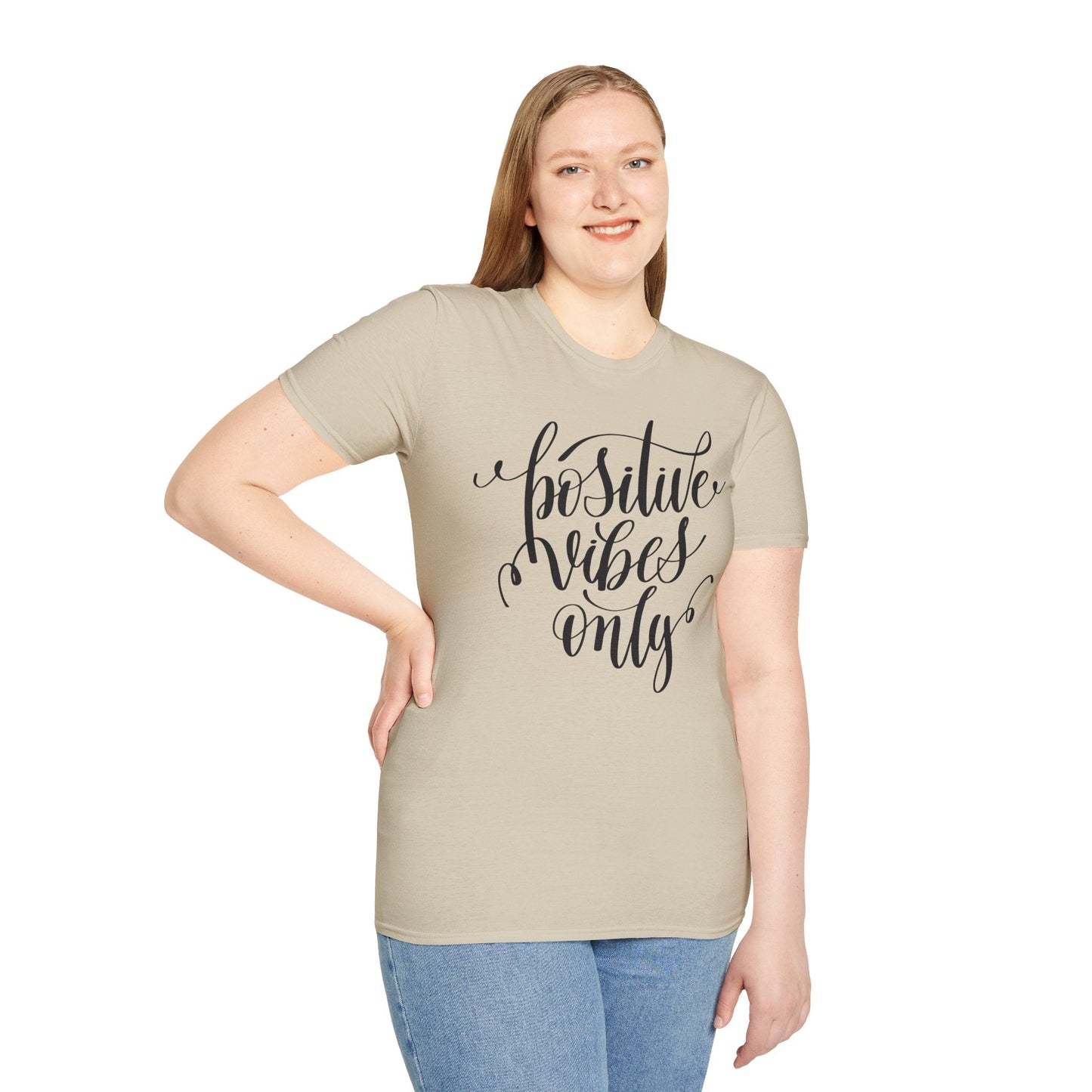 Positive Slogan T Shirts With Positive Words Unisex Short Sleeve Tee Gildan Softstyle 64000 Ring Spun Cotton