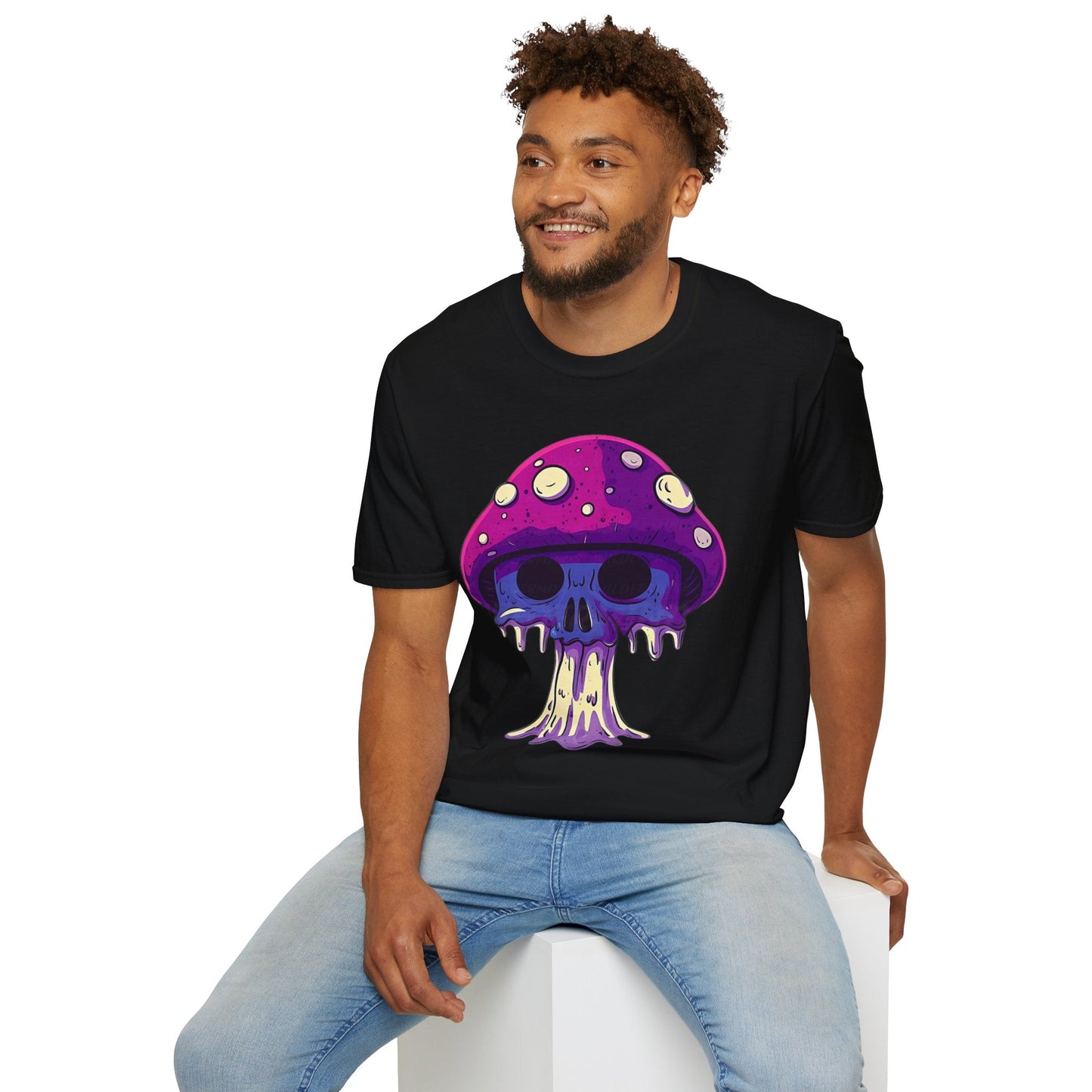 Mashroom Tee Shirt Unisex Funny Mashroom Graphic Softstyle Tee Gildan 64000 Quality Cotton