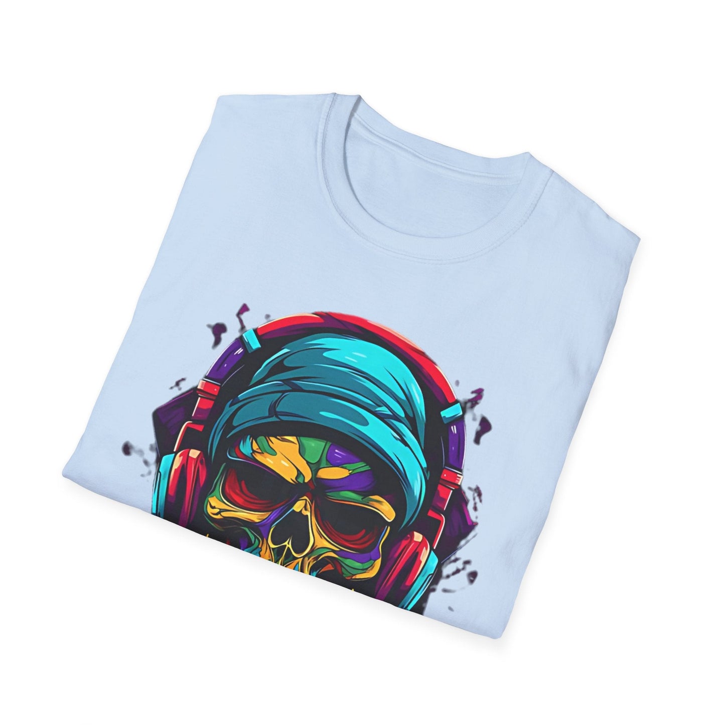 Skull T Shirt Unisex Skeleton Design Gildan Softstyle Cotton Tee for Men Women Durable