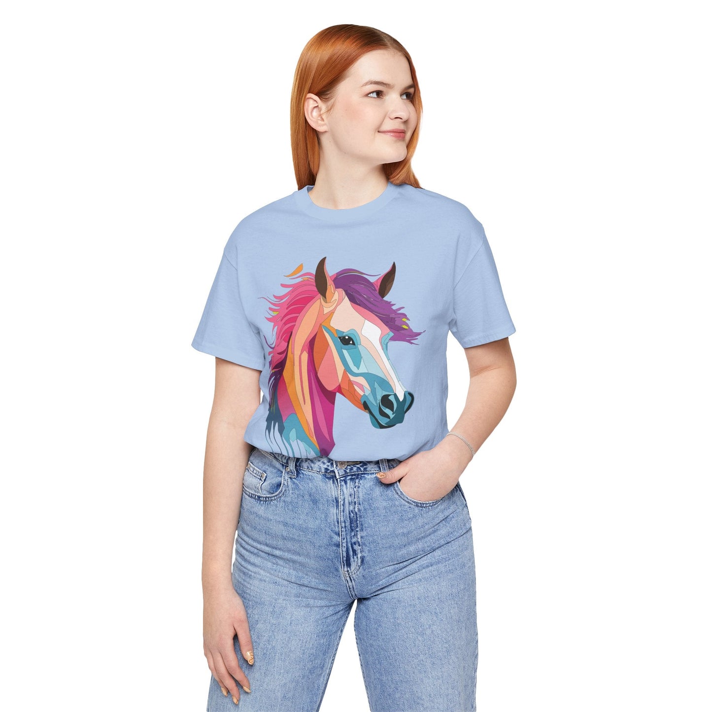 Unisex Animal Shirt Art Design Short Sleeve With Wild Animals Graphic Print Comfort Tee