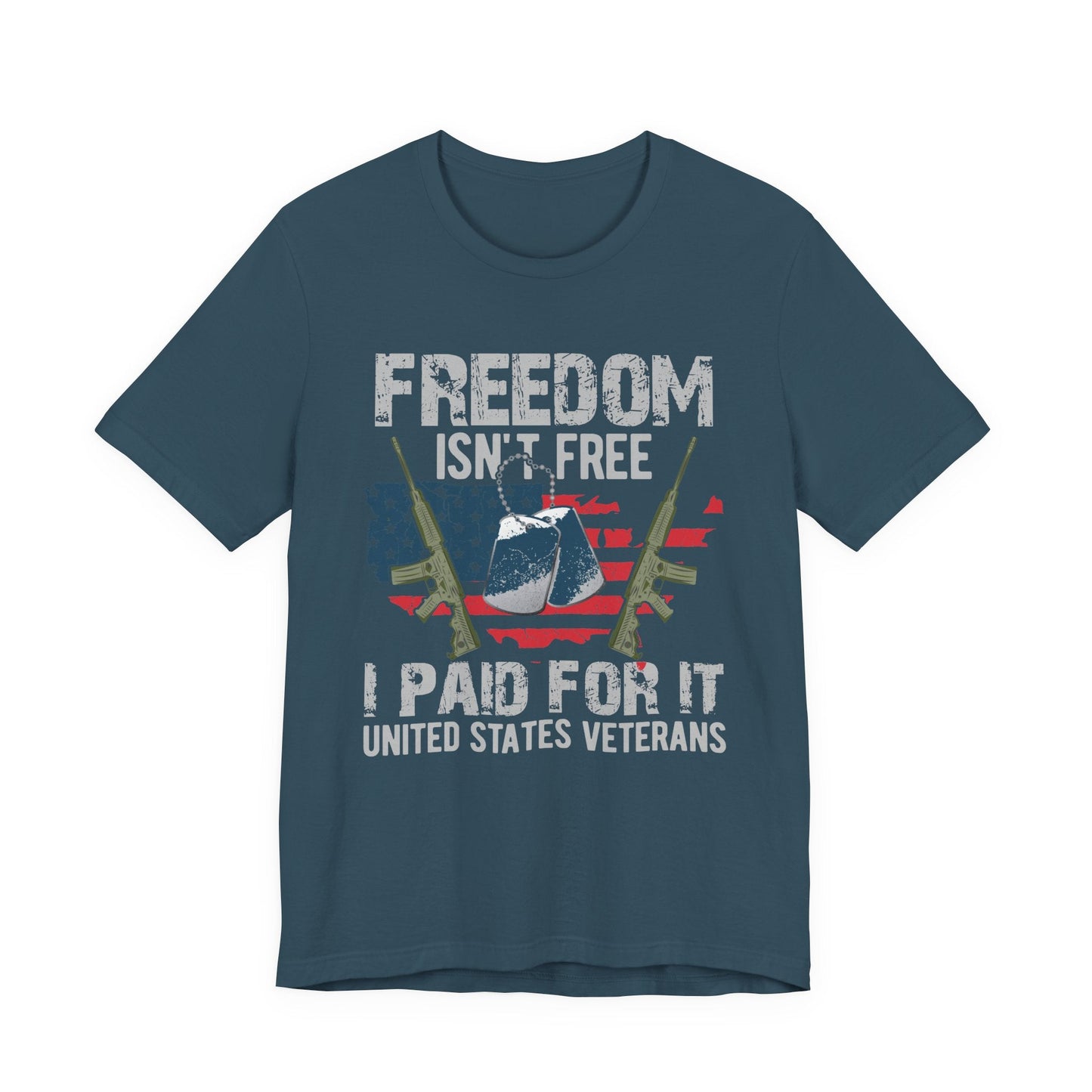 Army Veteran Patriotic Graphic Design Unisex Cotton T-Shirt v20