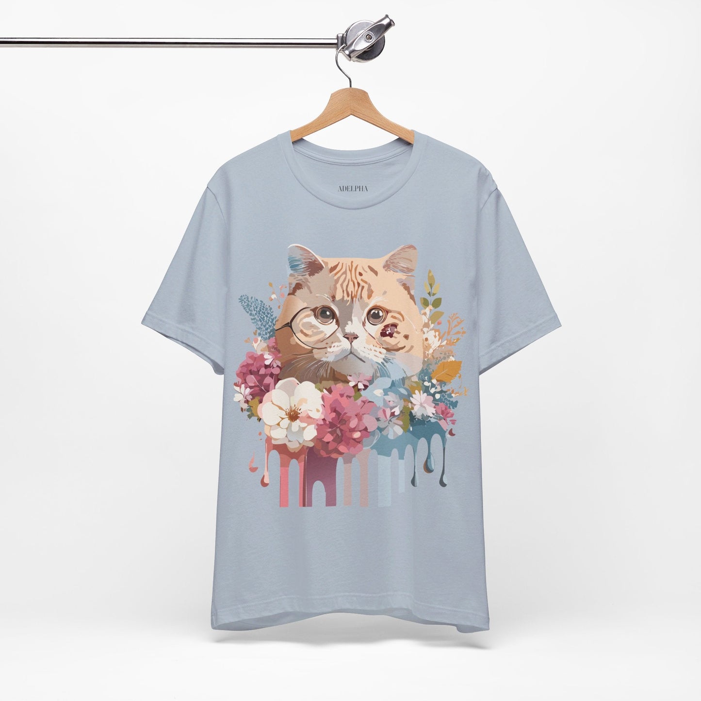 Cat Graphic Tee Unisex Vintage Inspired Shirt By Adelpha Original Artwork