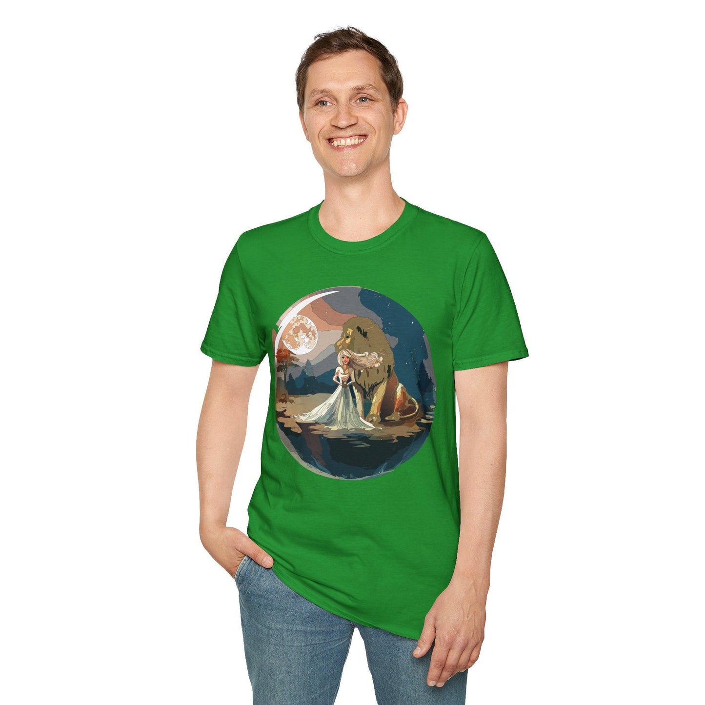 Womens Graphic T Shirt Art Design Unisex Softstyle 64000 Gildan Short Sleeve Tee