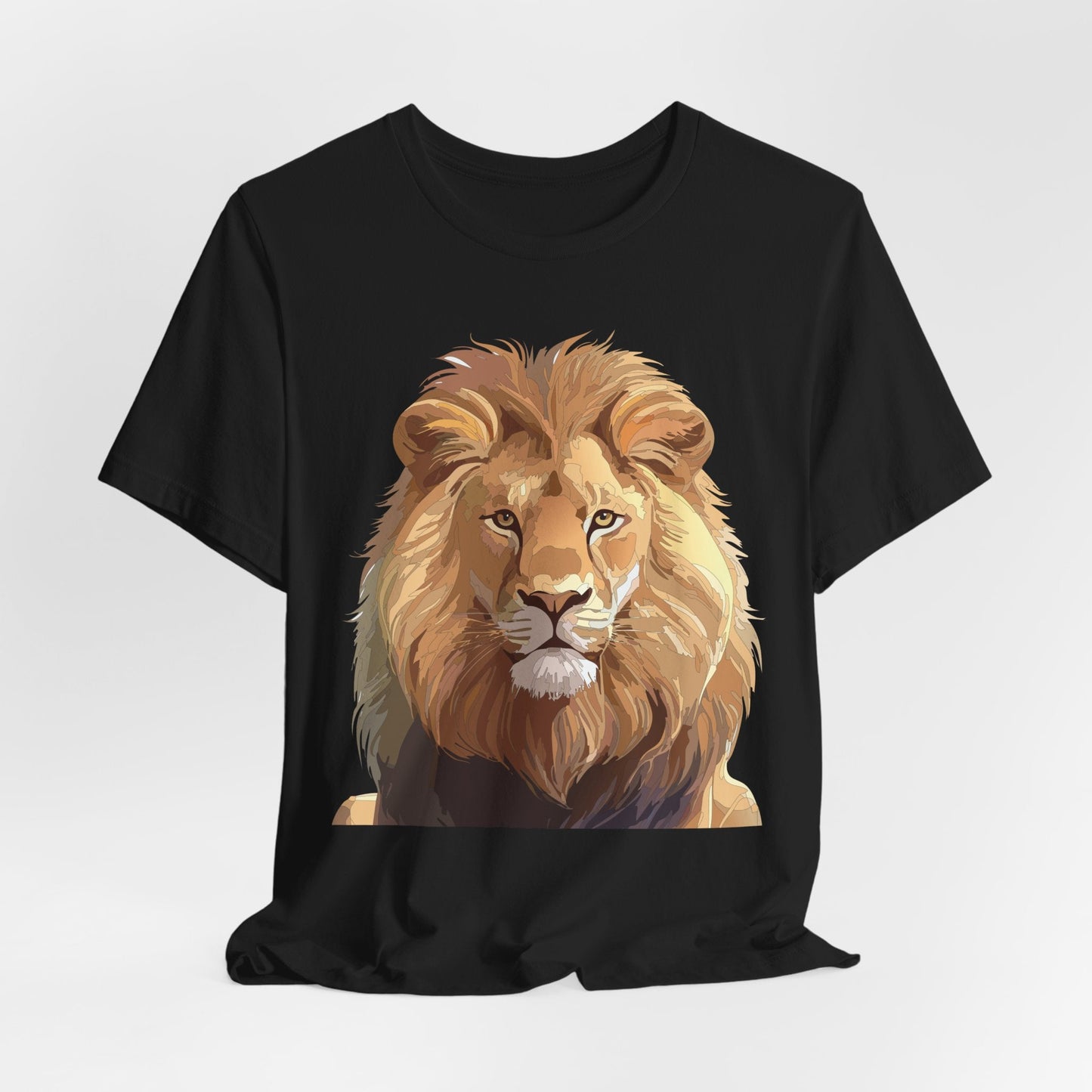 Unisex Animal Art Tee Shirt With Wild Animals Design Gildan 64000 Softstyle Cotton