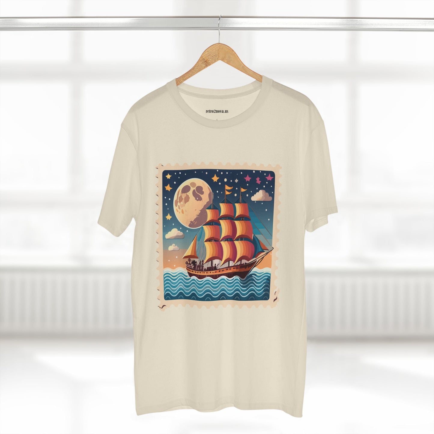 Stamp Shirt Postage Stamp Shirt PS 42 Unisex Premium Cotton Tee With Original Art Design Retro2Nova