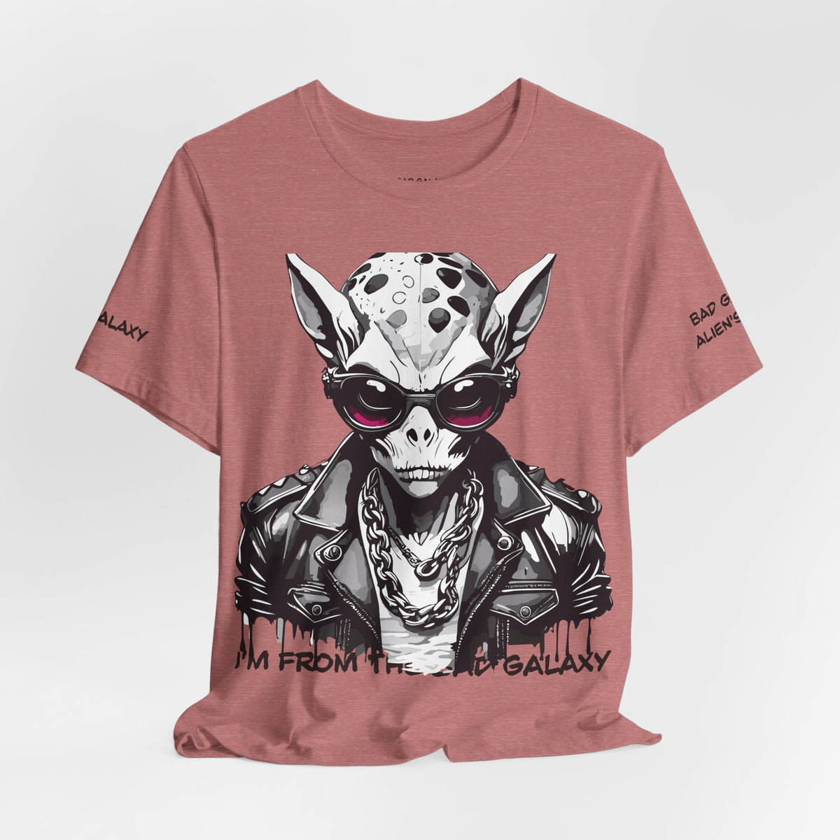 Alien Graphic Unisex Cotton Bella+Canvas Tee with Art Design b50