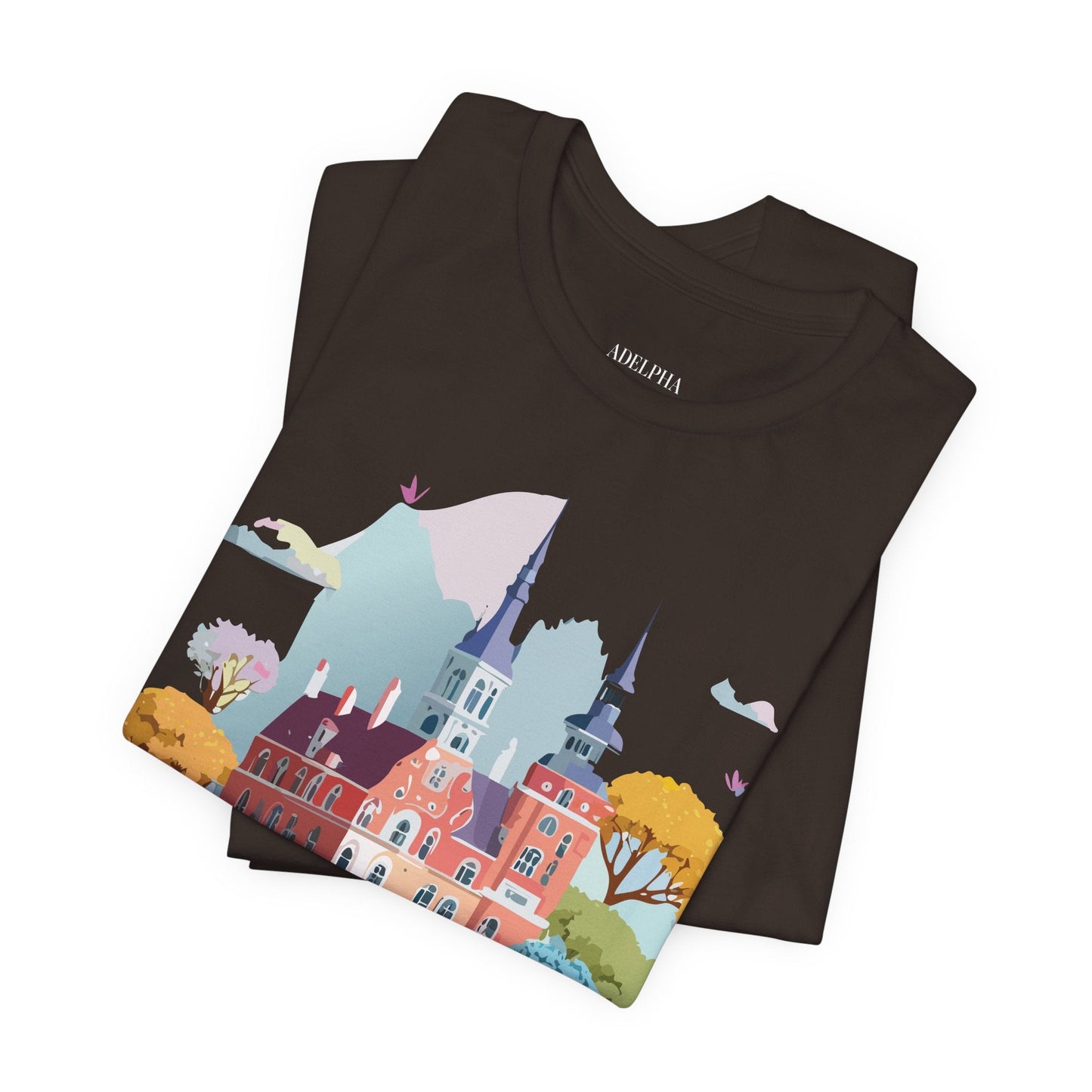 Germany Tourist Shirt Graphic Tee Unisex Vintage Inspired Design Adelpha Short Sleeve