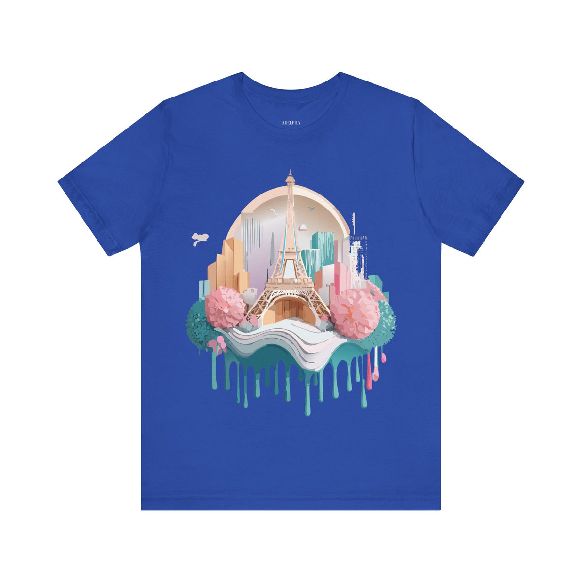 Unisex Cotton Bella+Canvas Tee with Paris