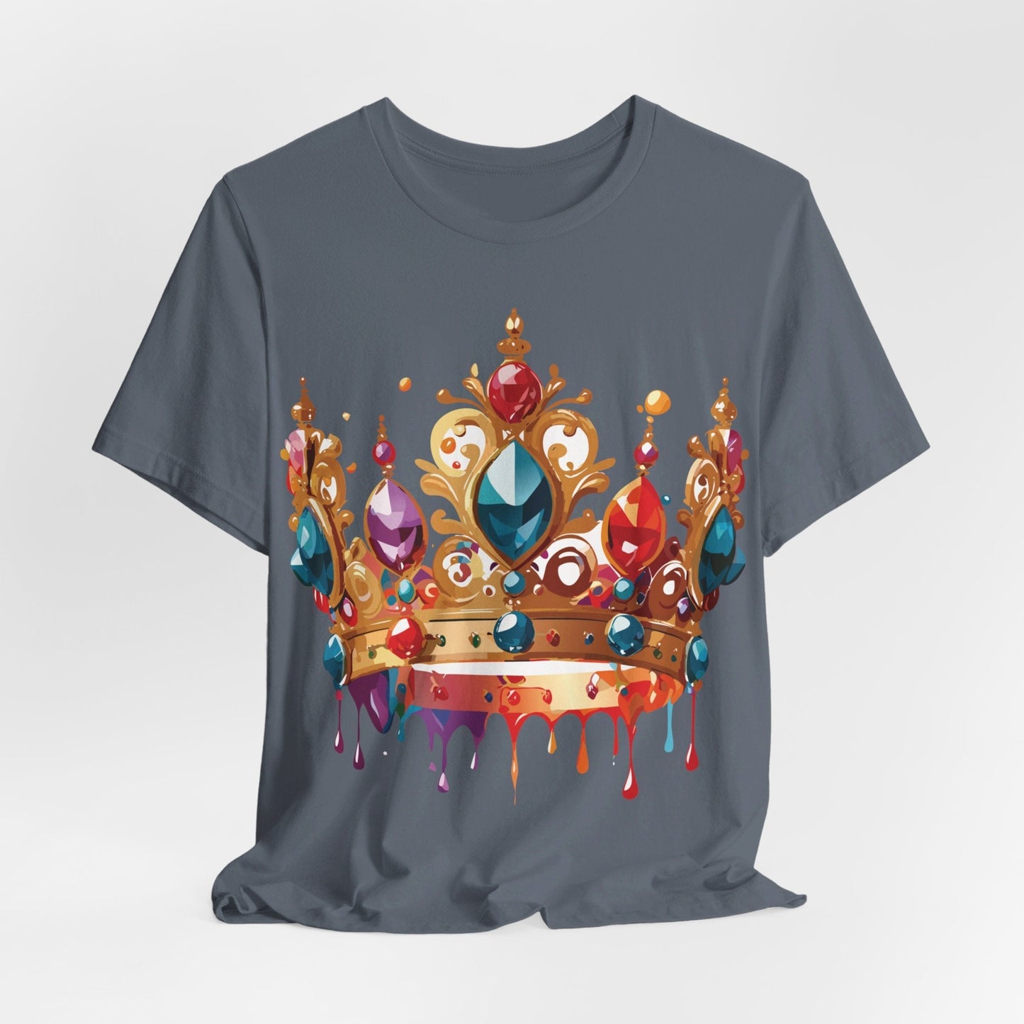 Crown Graphic Unisex 100 Cotton Vintage Artwork Tee 11