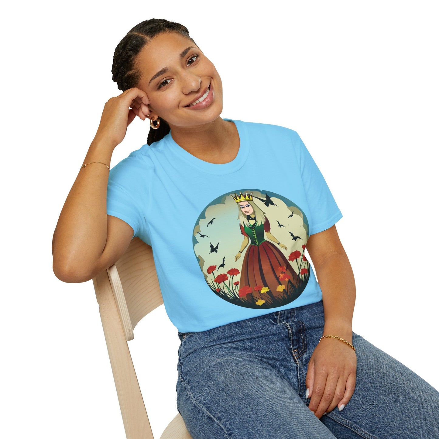Womens Graphic T Shirts Art Design Tee Softstyle 64000 Unisex Short Sleeve Comfort