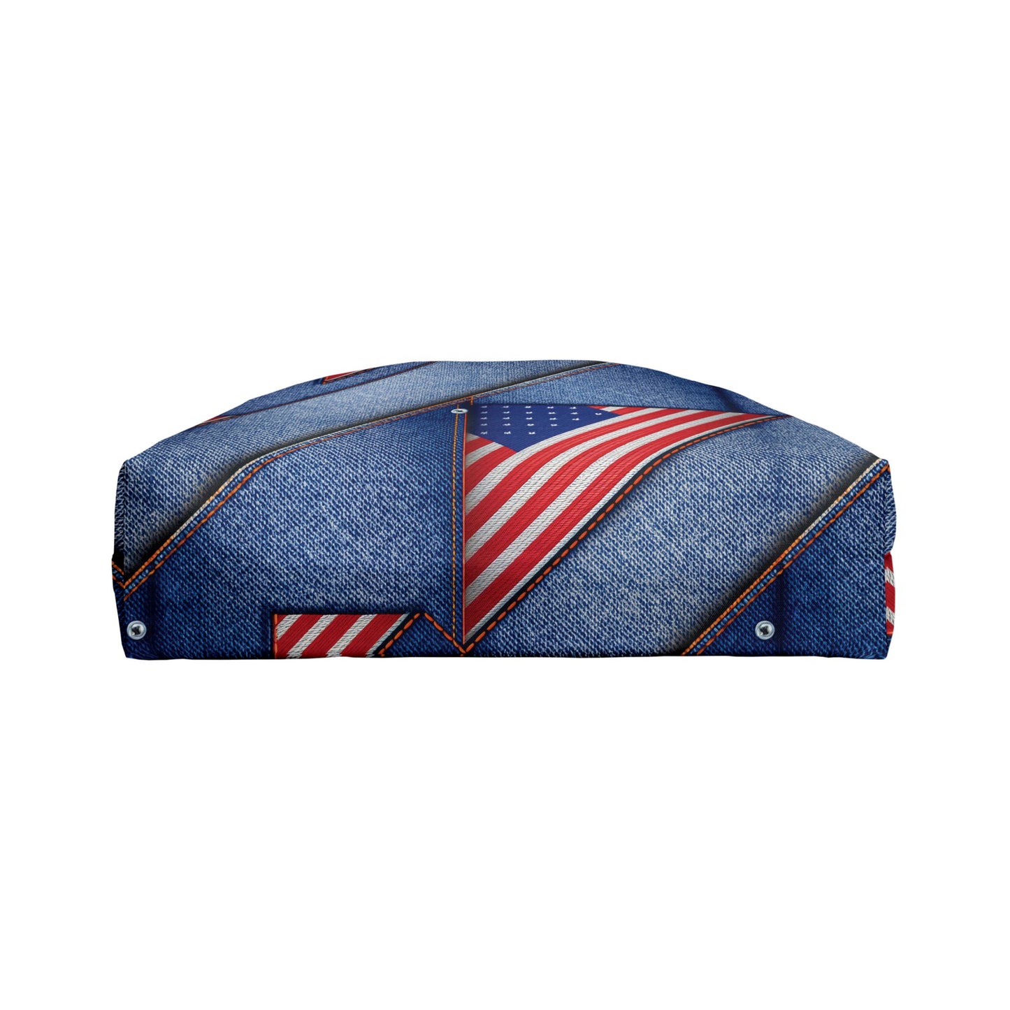 4th of July Denim Print Yoga Bag High-Quality 100% Spun Poly 24x13 Canvas Bag 75