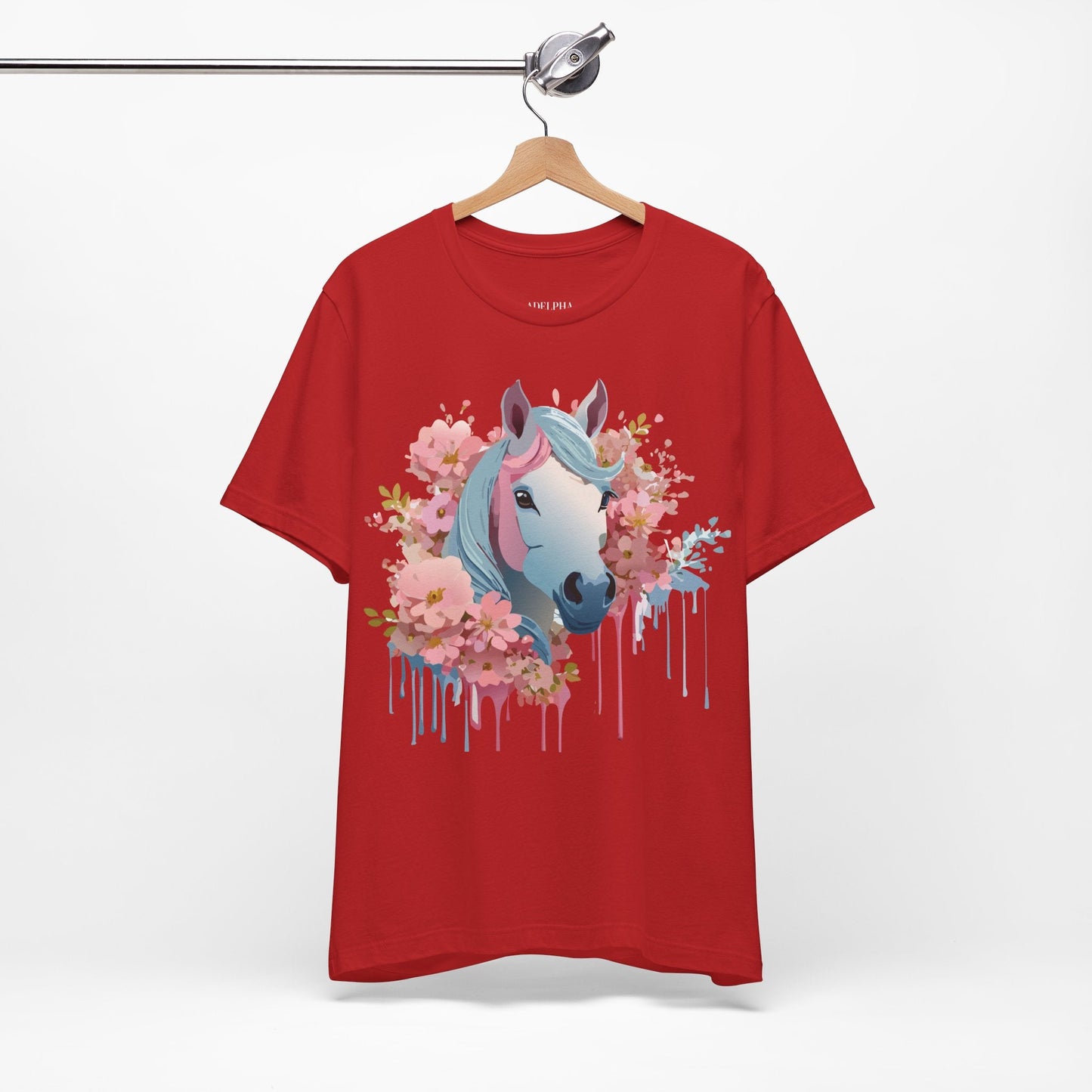 Horse Graphic Unisex 100 Cotton Vintage Animal Art T-Shirt 14