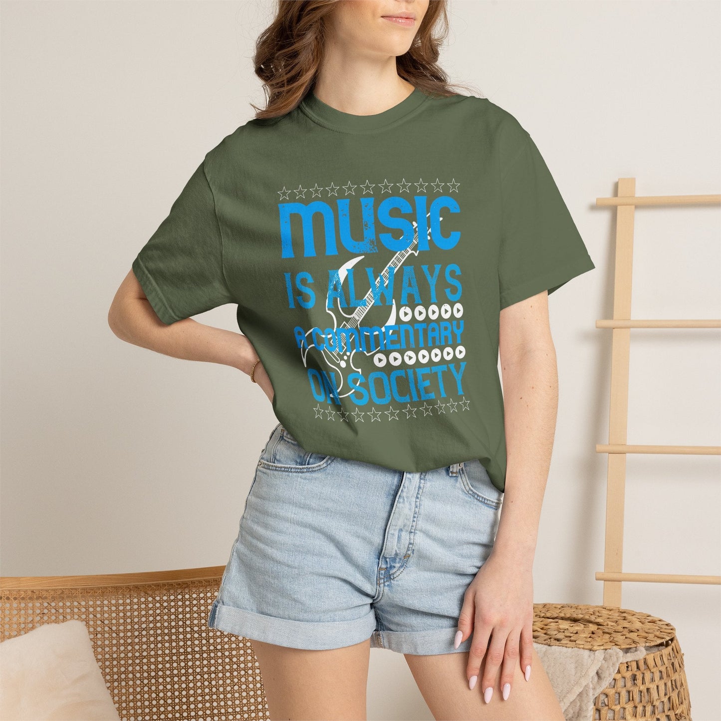 Music Graphic Design Unisex Cotton T-shirt m26