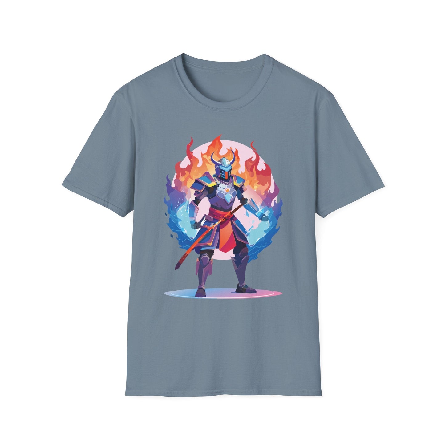 Samurai Shirt Unisex Gildan Softstyle 64000 Tee 100 Percent Cotton Comfortable Tee