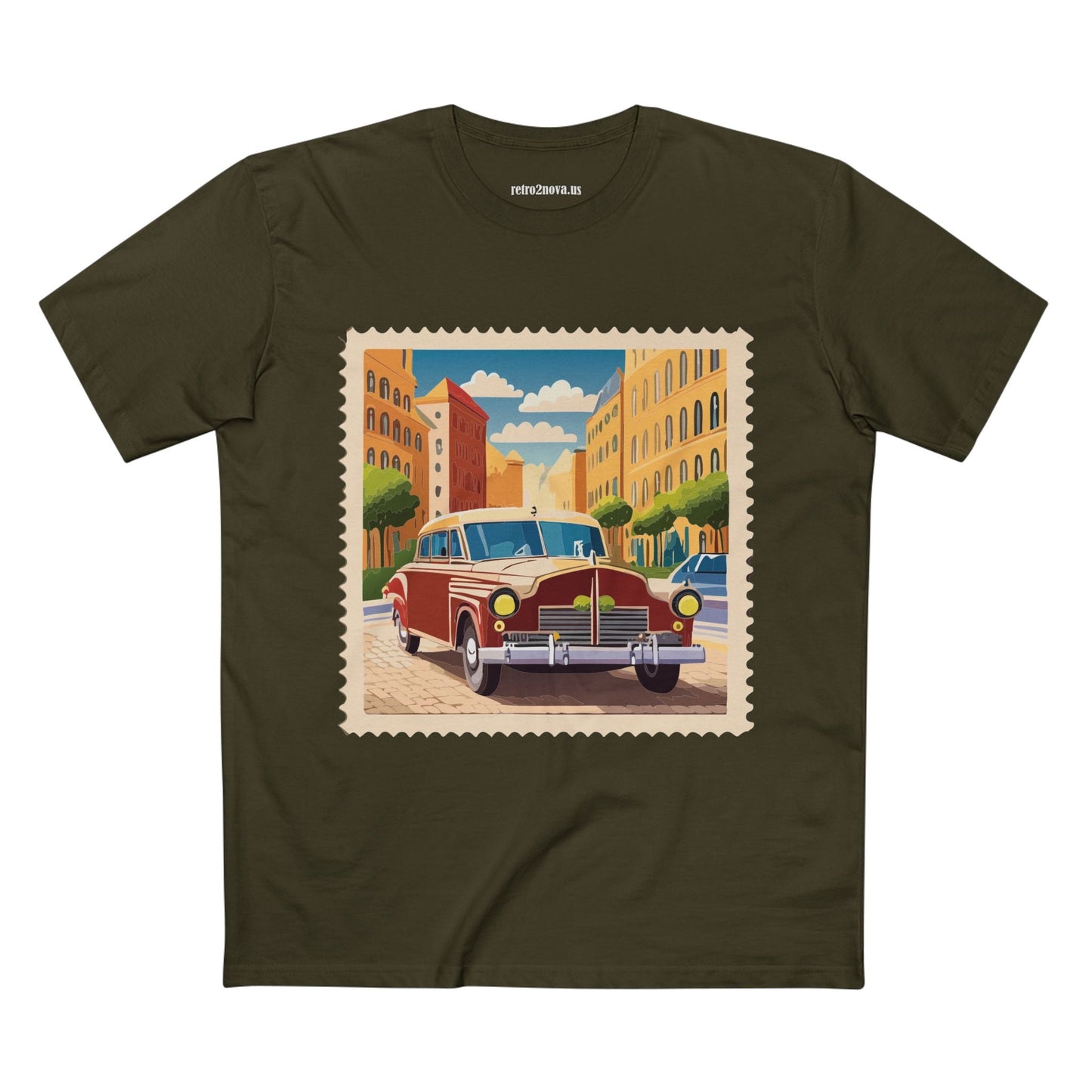 Stamp Shirt Postage Stamp Shirt Unisex Premium Cotton Tee With Original Art Design PS29