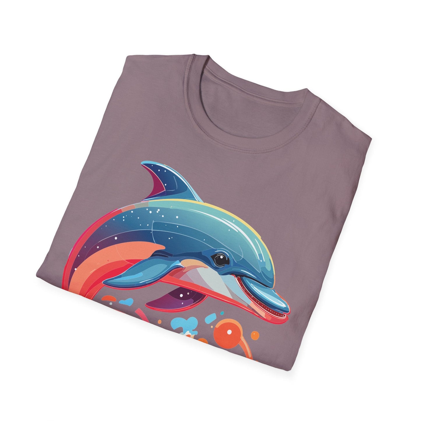 Gildan Softstyle Dolphin Shirt Unisex Short Sleeve Tee 100 Percent Ring Spun Cotton Comfortable Wear